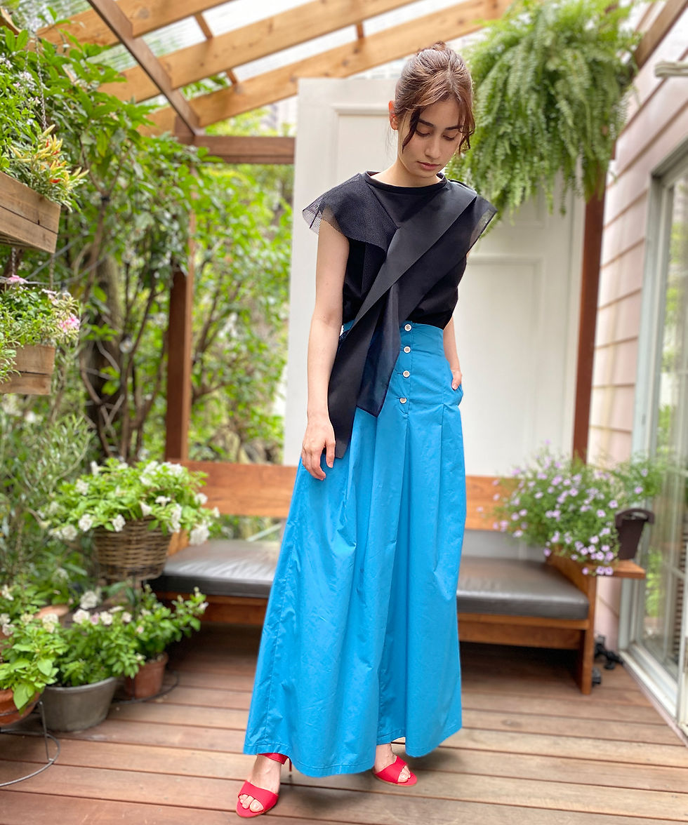 サムネイル： Typewriter high-waist wide pants(SAMPLE)