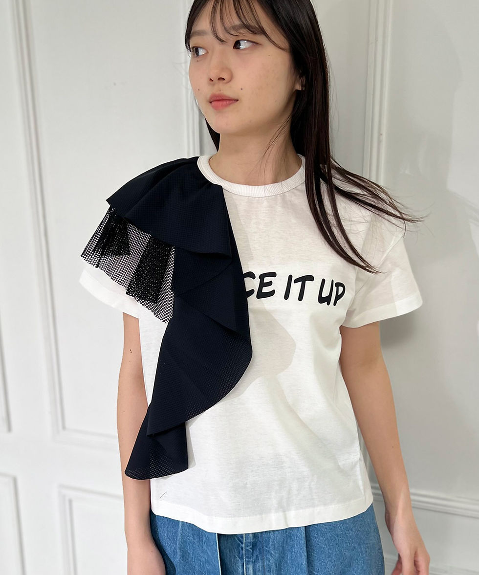 サムネイル： Printed frill Tee(製品)