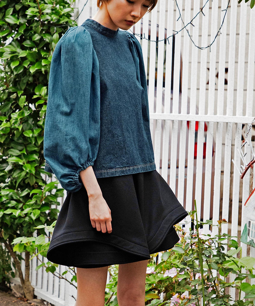 サムネイル： Flare peplum culottes