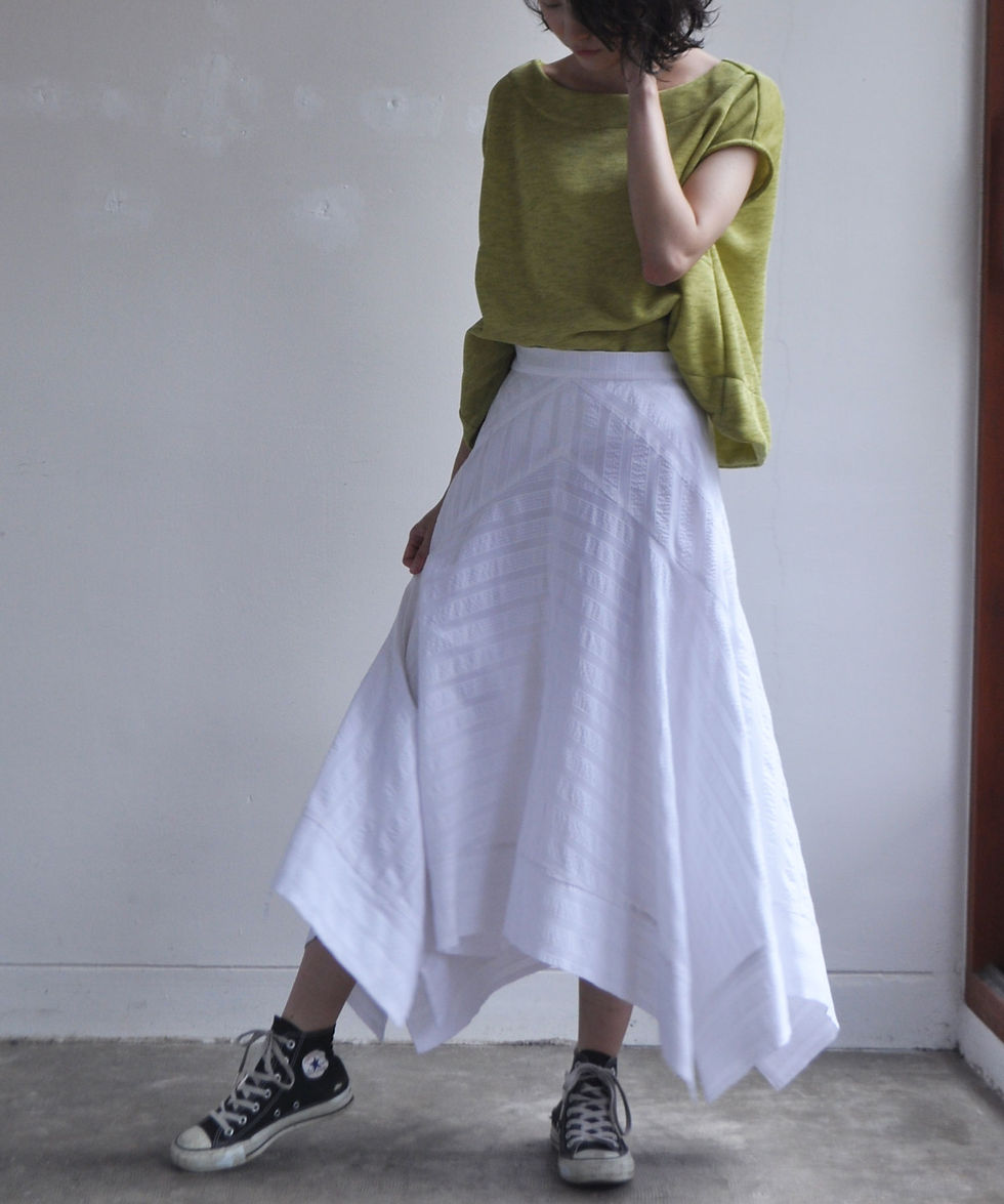 サムネイル： Import sheer border skirt