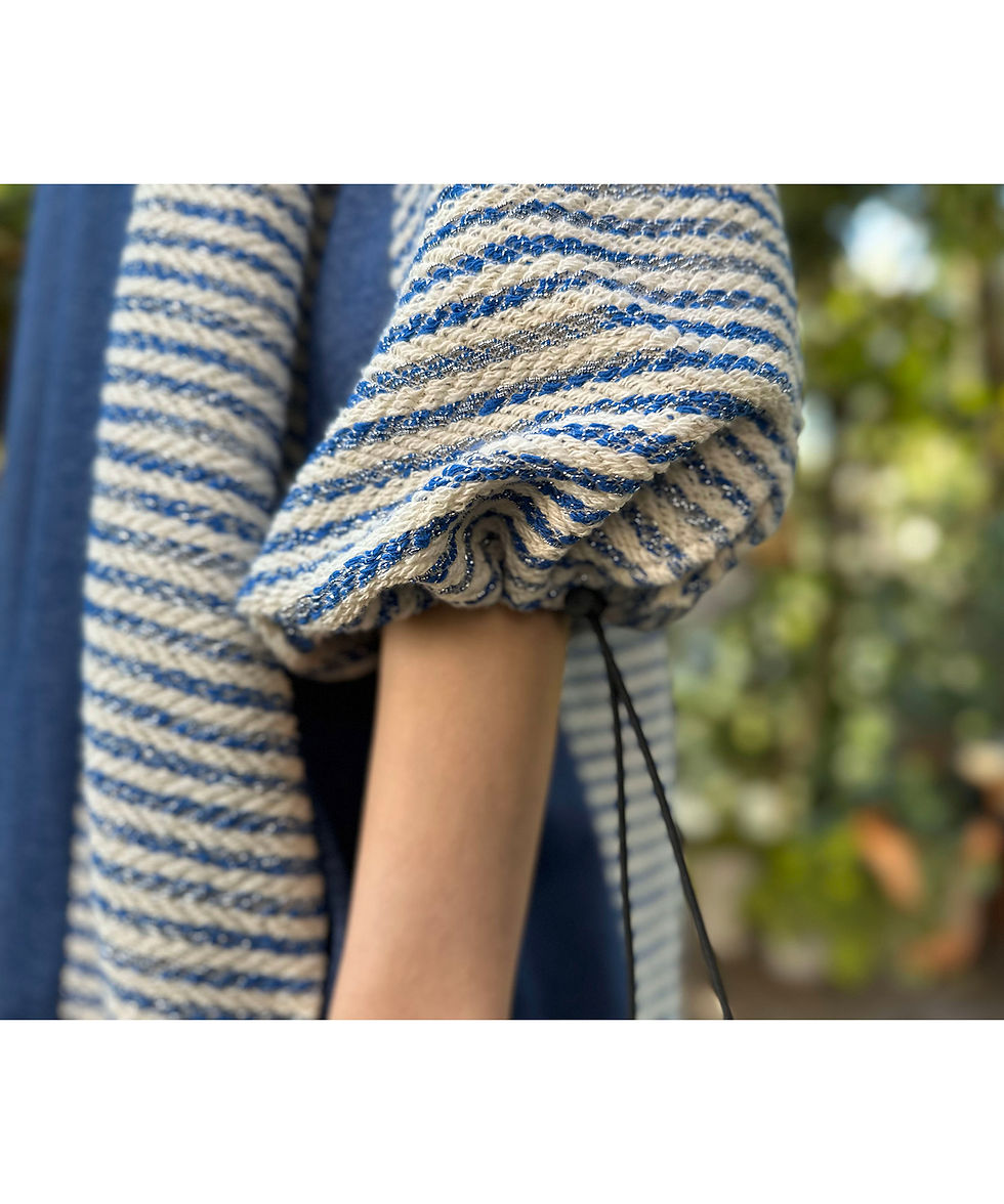 サムネイル： Import lame border switching pullover