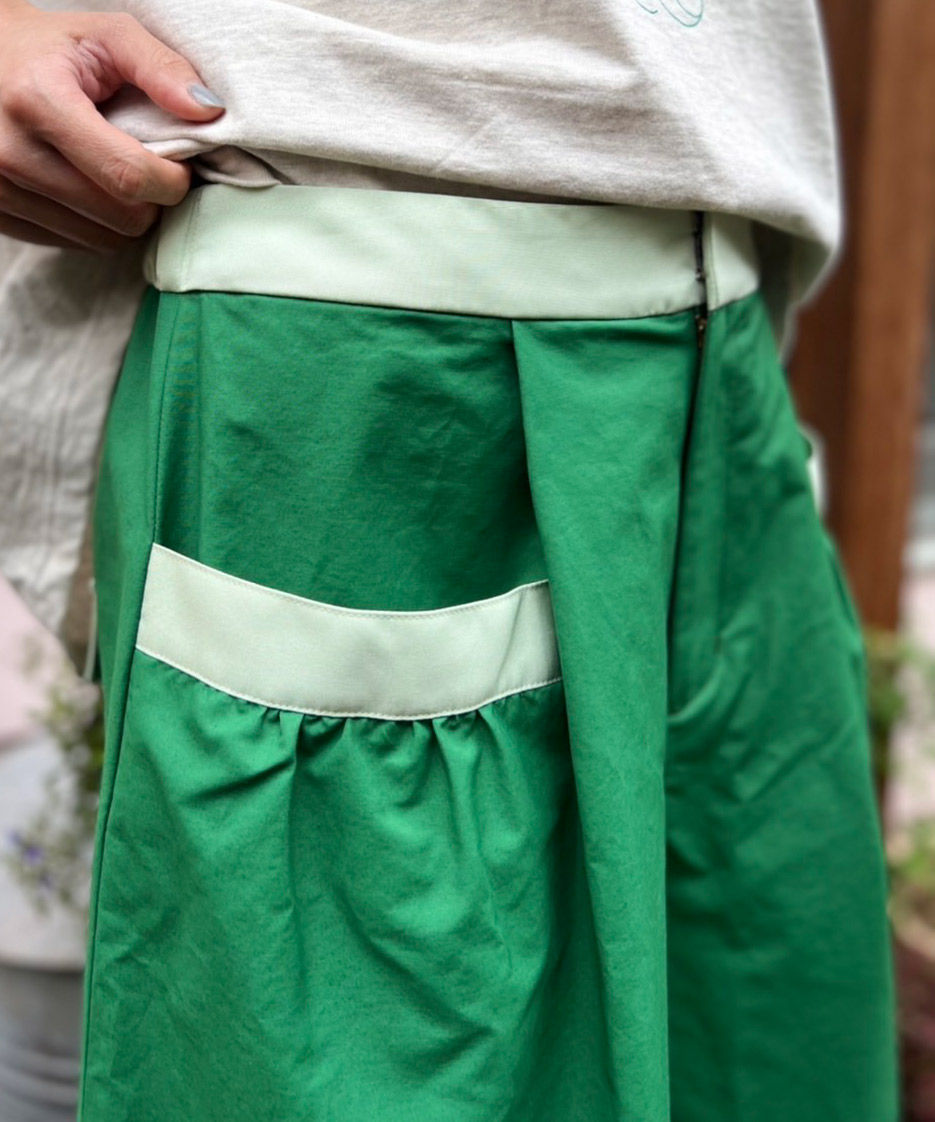 サムネイル： Bicolor culottes pants【香港別注】