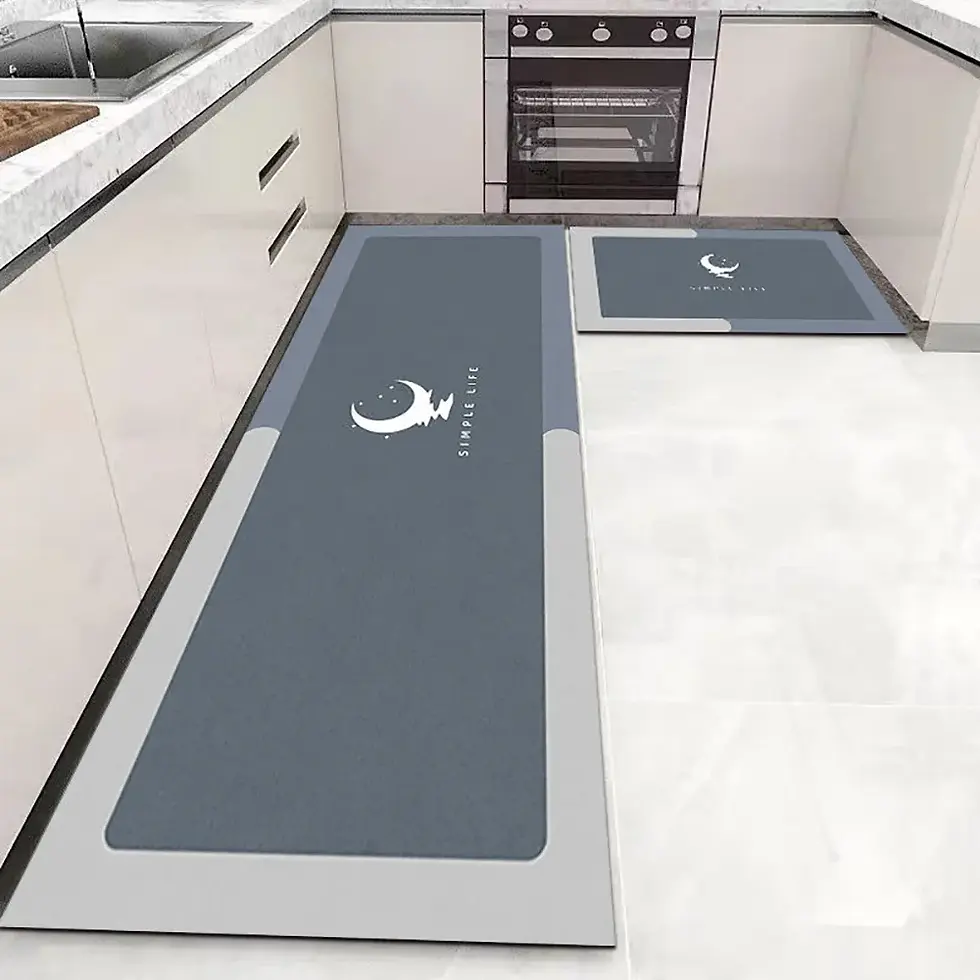 Miniature : Tapis de cuisine, chambre, antidérapant, lavable, couloir et salle de bain.