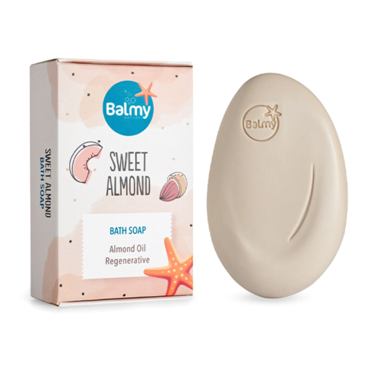 Balmy Tatlı Badem Esanslı Katı Sabun 110G
