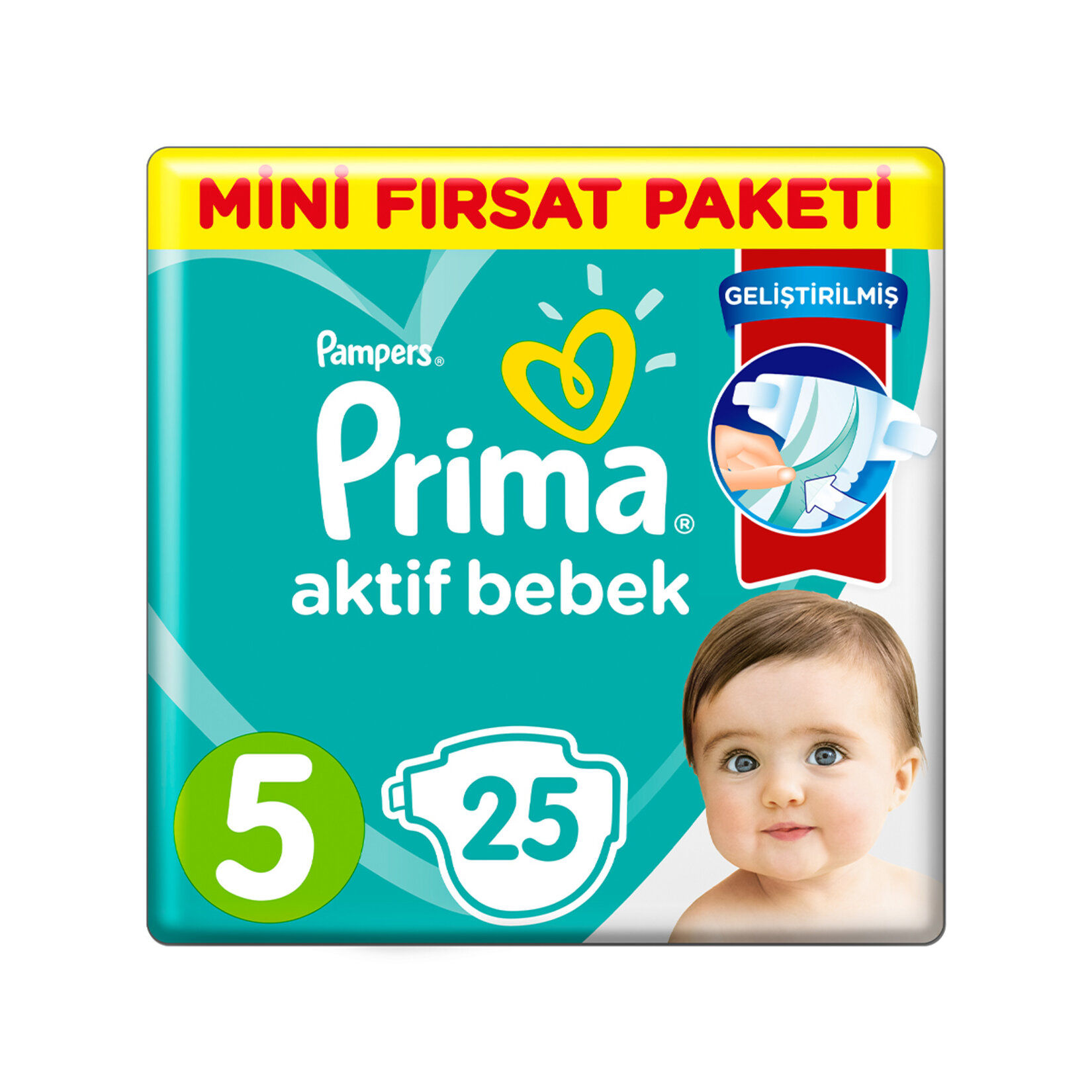 Prima Aktif Bebek 11-16 Kg 5 Beden 25'li

