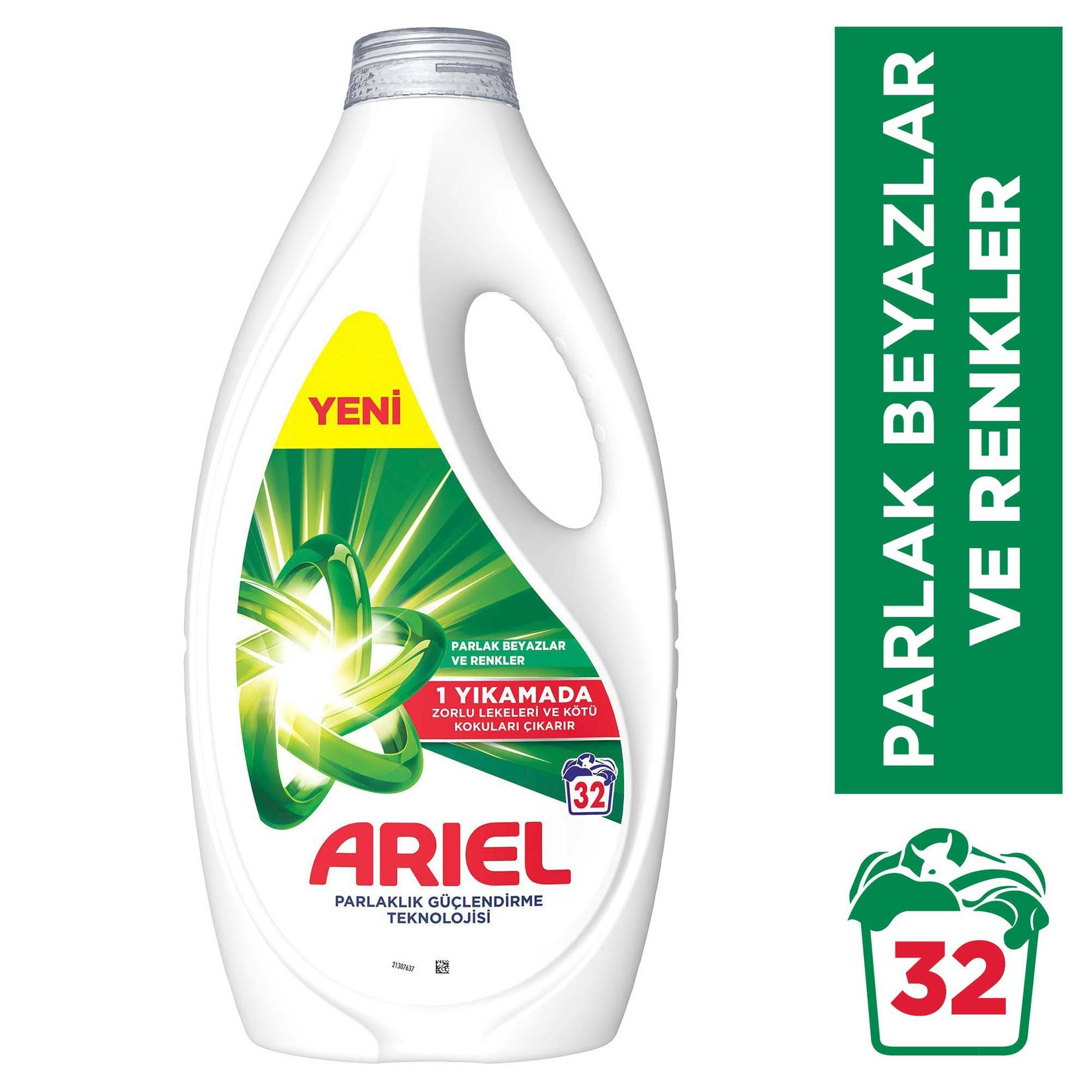 Ariel Sıvı Çamaşır Deterjanı Beyazlar ve Renkliler 32 Yıkama 1.440 Ml