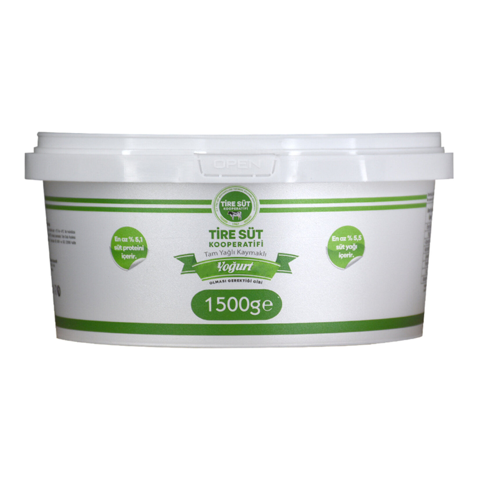 Tire Süt Kaymaklı Tava Yoğurt 1500 Gr