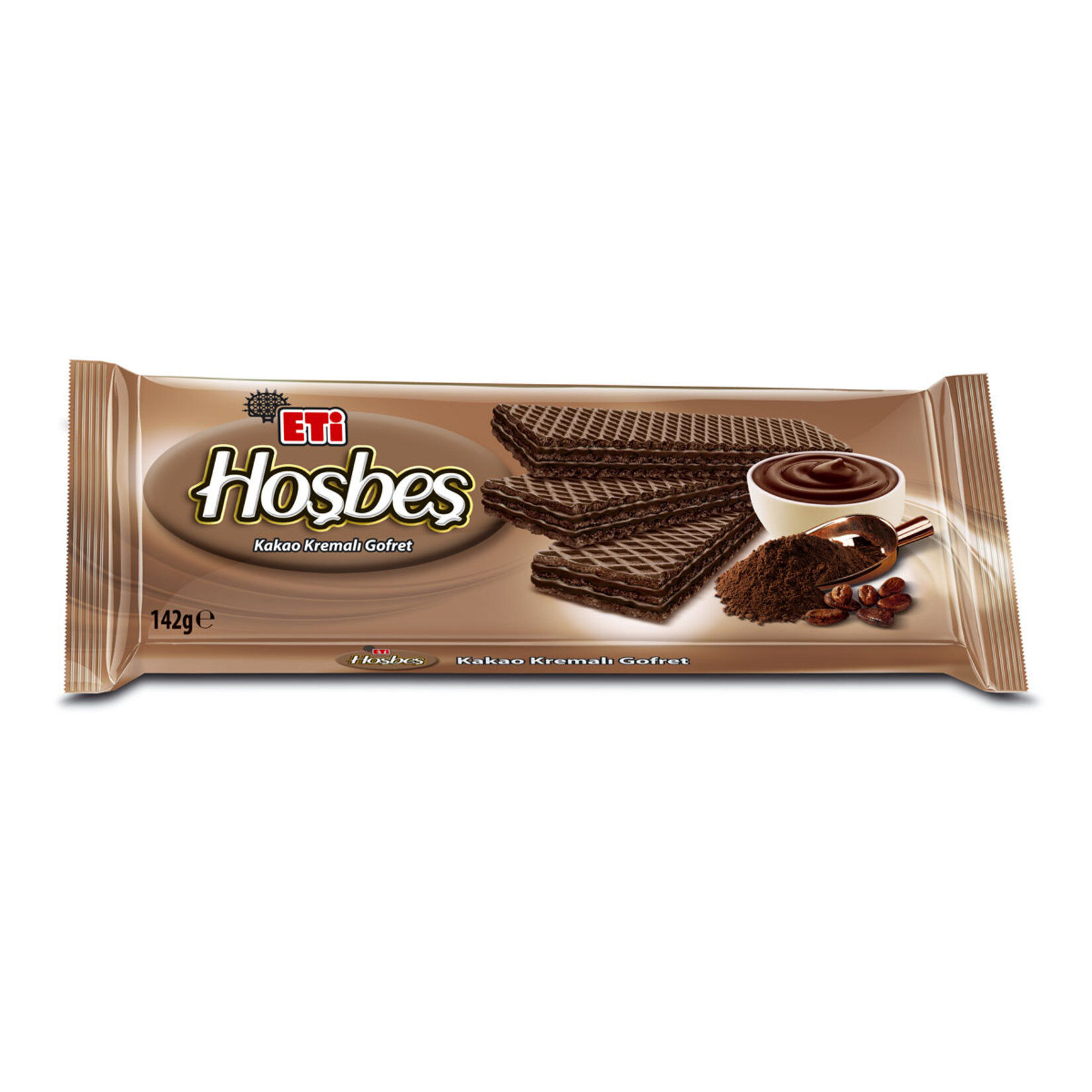 Eti Hoşbeş Kakao Kremalı Gofret 142 Gr