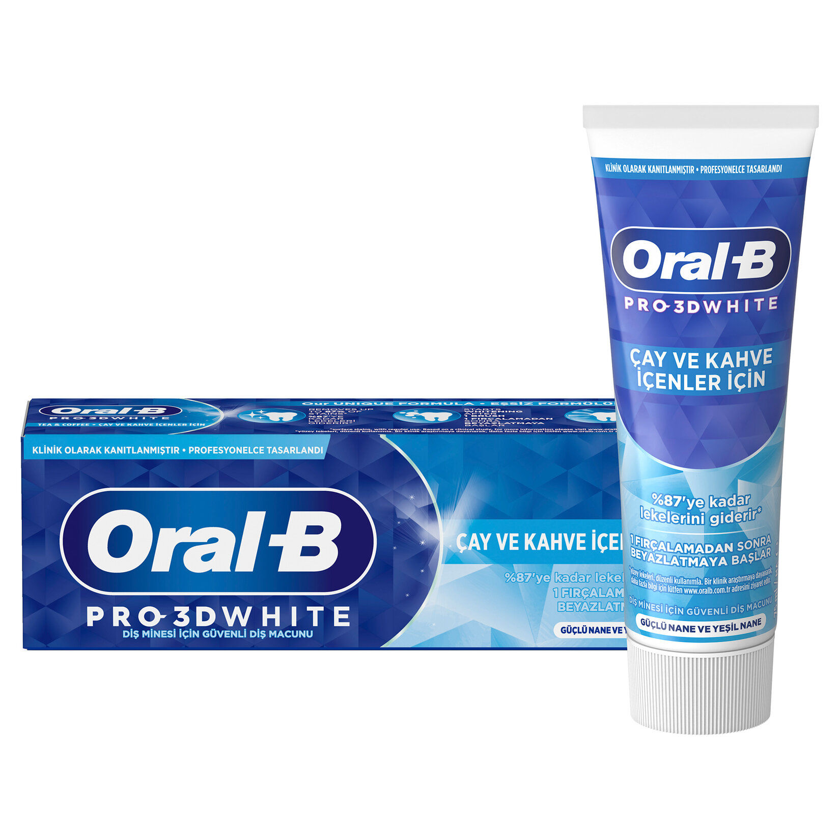 Oral-B Pro-3dw Çay & Kahve İçenler İçin Diş Macunu 75ml