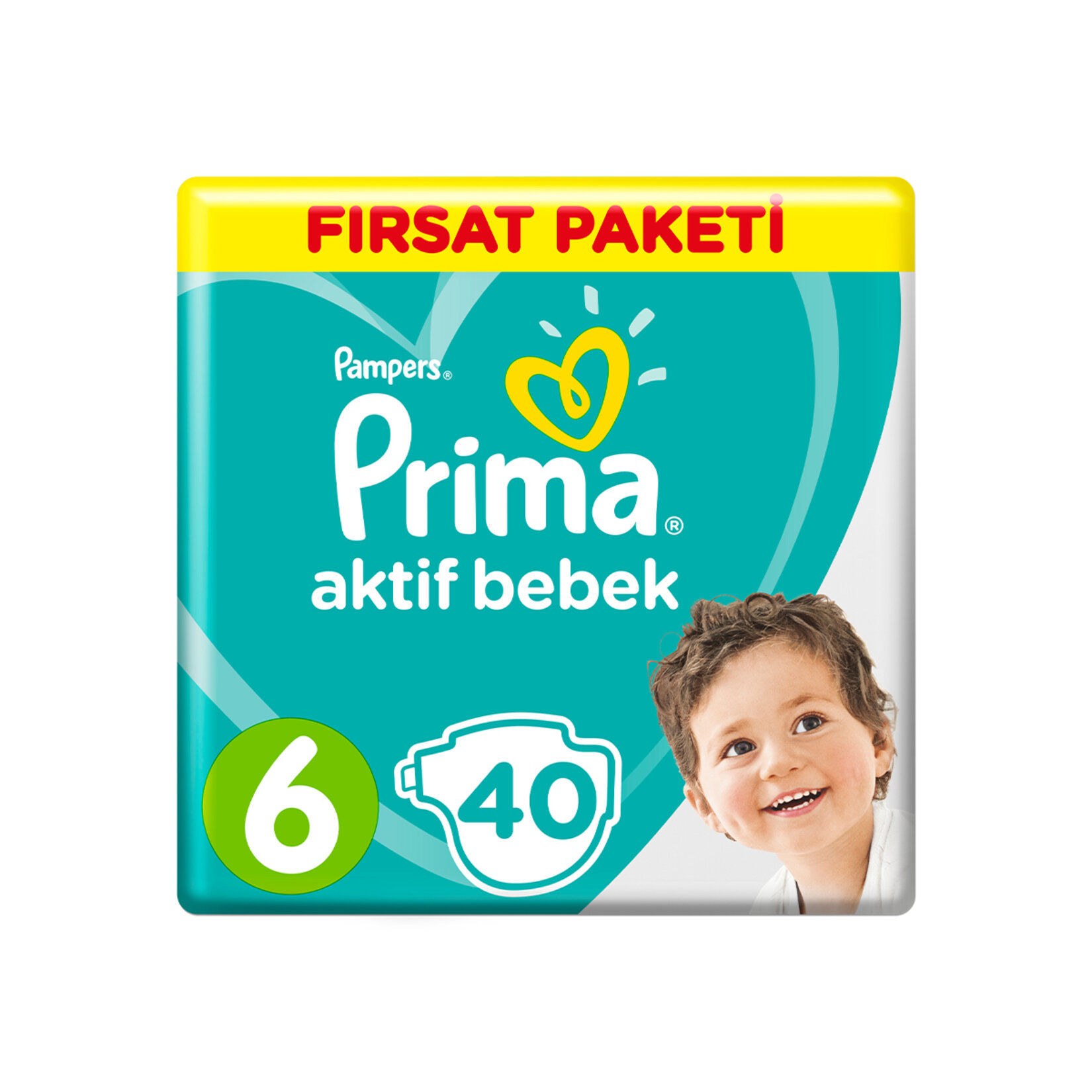 Prima Aktif Bebek 6 Beden 13-18 Kg 40'lı