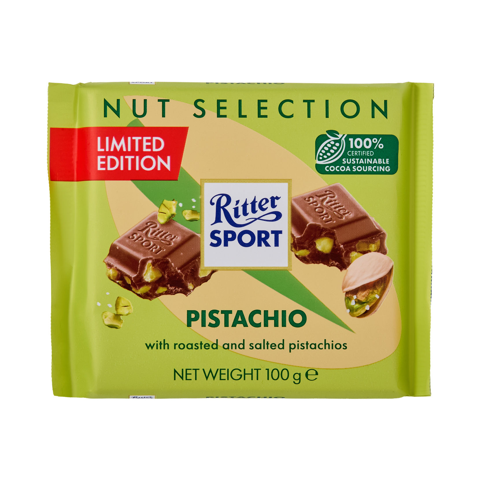 Ritter Pistachio Antep Fıstıklı Çikolata 100 Gr