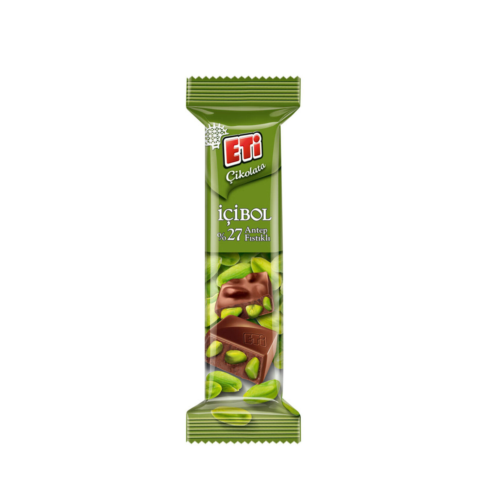Eti İçibol %27 Antep Fıstıklı Çikolata 30 Gr