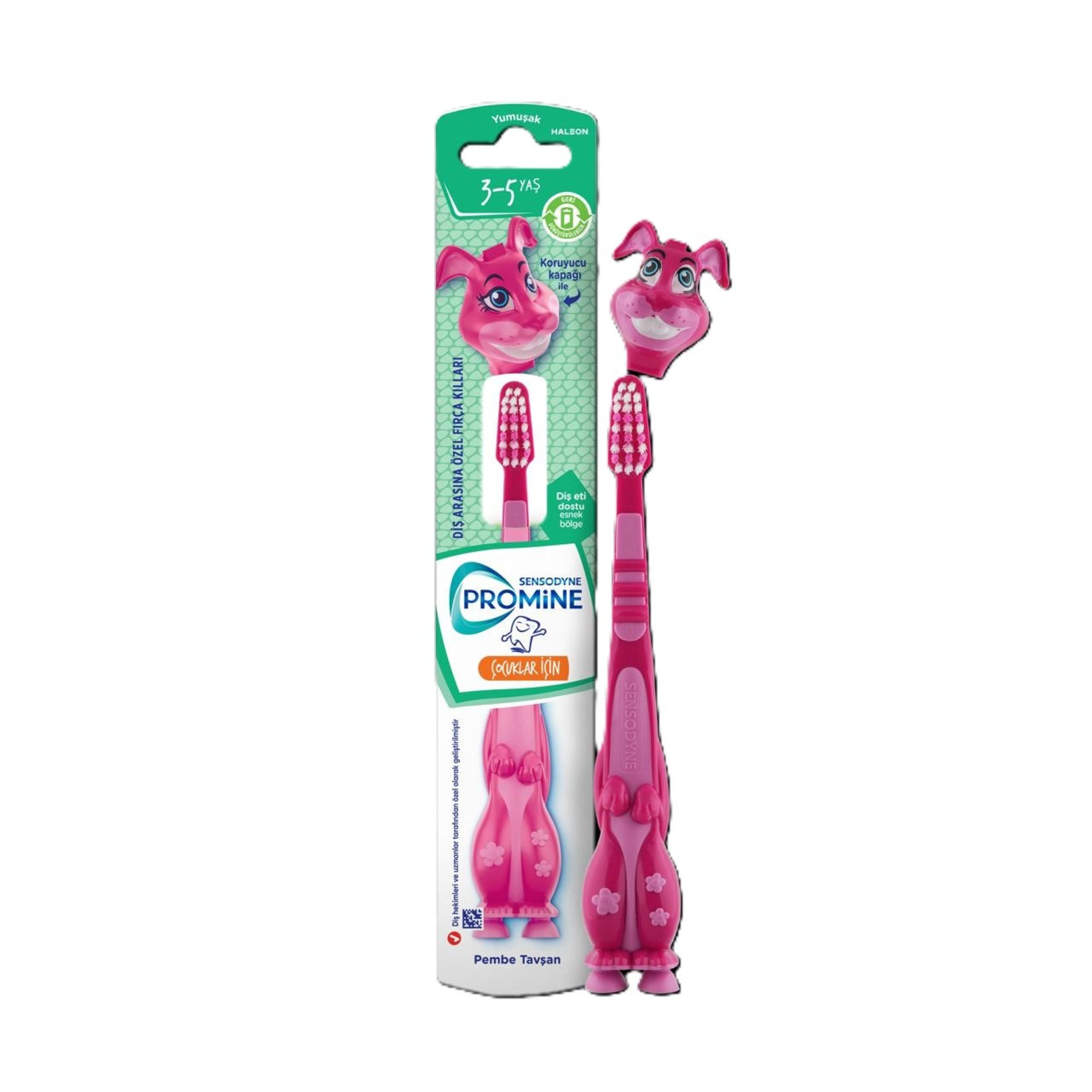 Sensodyne Promine Çocuk 3-5 Yaş Pembe Tavşan Diş Fırçası
