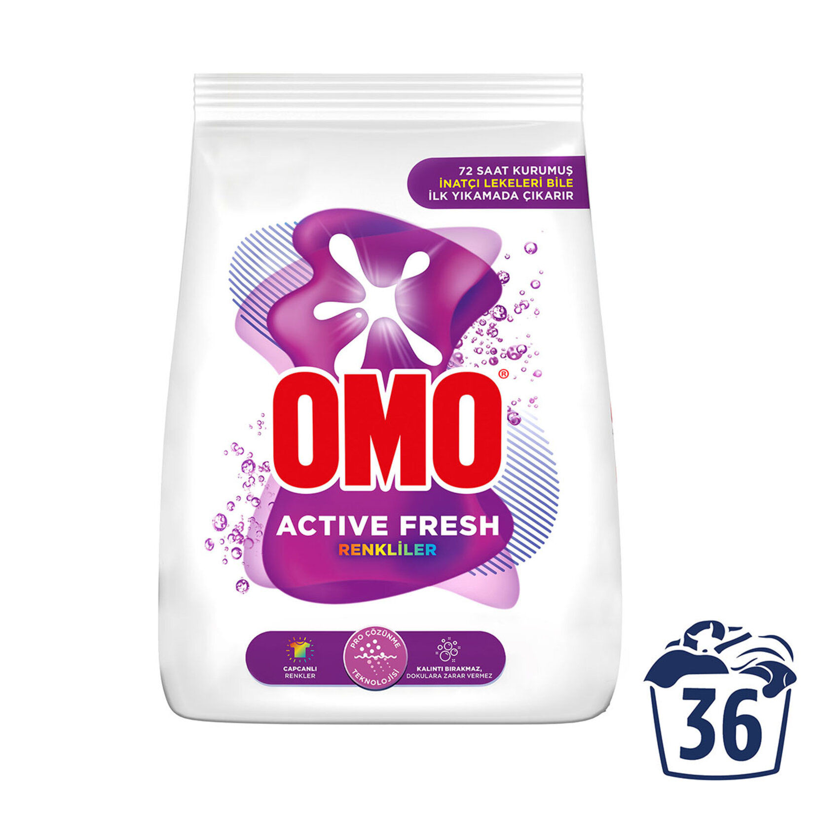 Omo Active Fresh Renkliler Toz Deterjan 36 Yıkama 5.5 Kg
