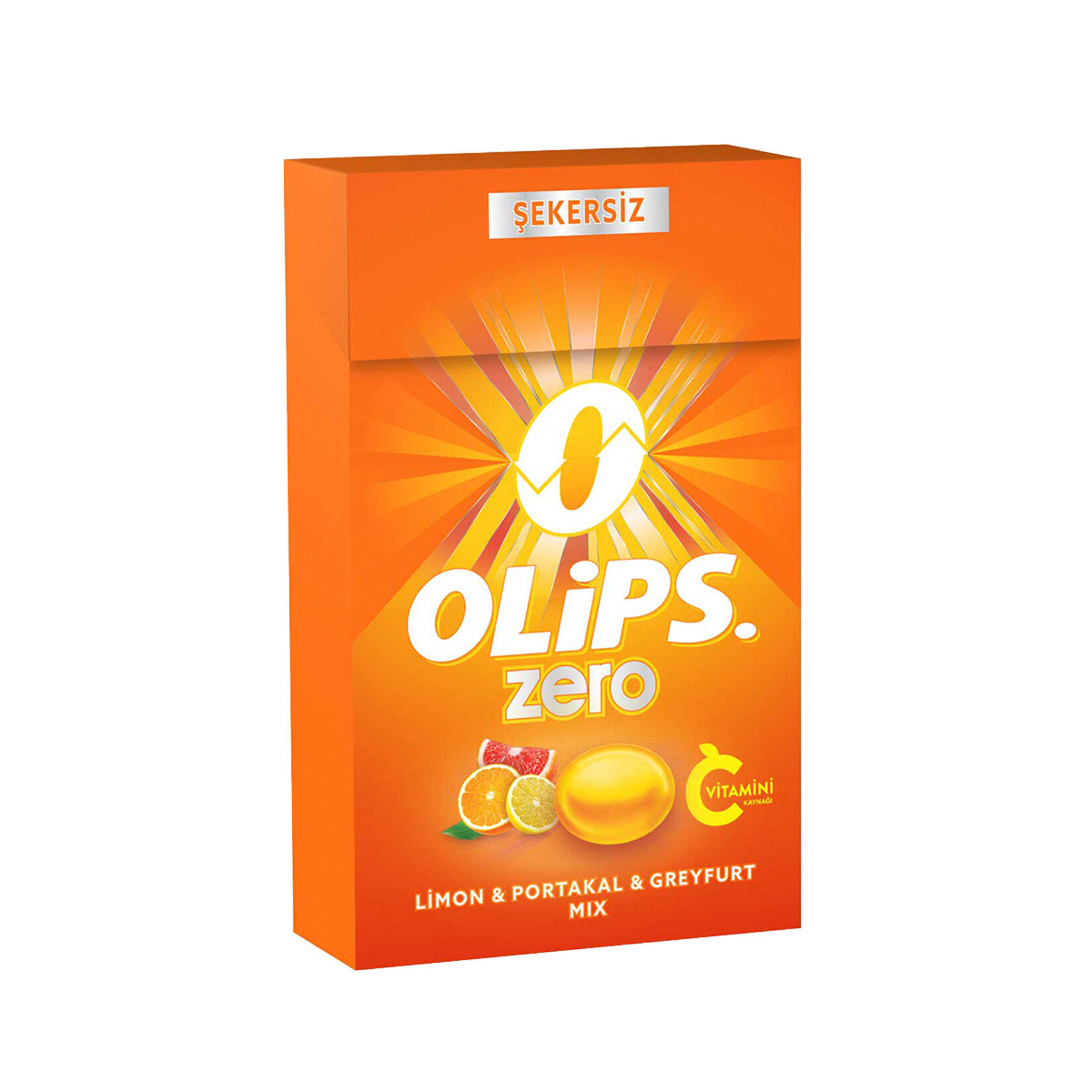 Olips Zero Şekersiz Limon Portakal Greyfurt Aromalı 28 Gr