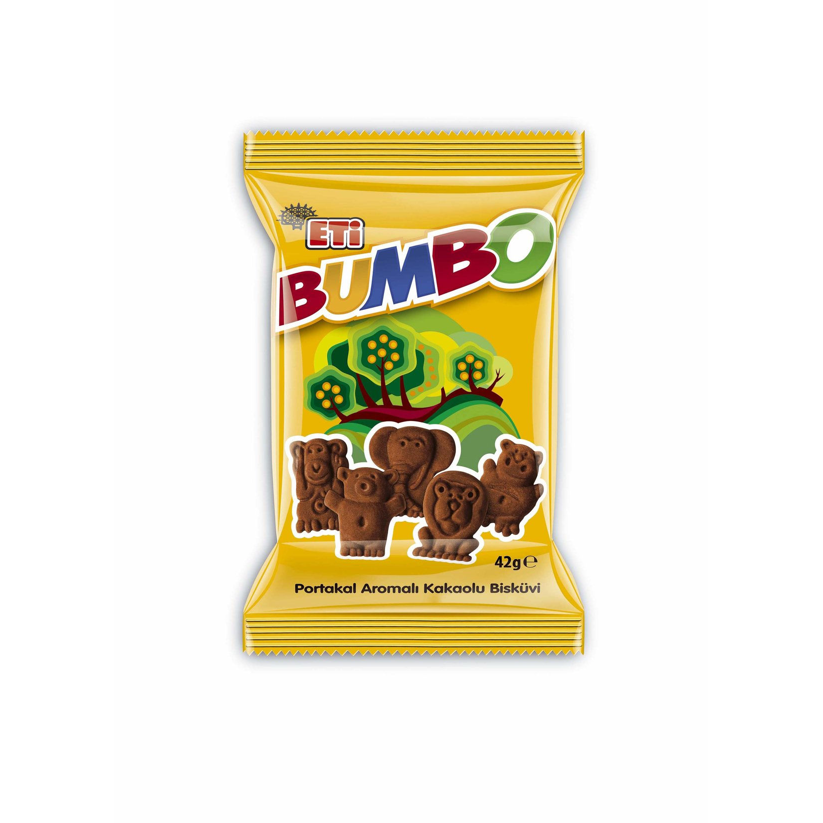 Eti Bumbo Portakal Aromalı Kakaolu Bisküvi 42 Gr