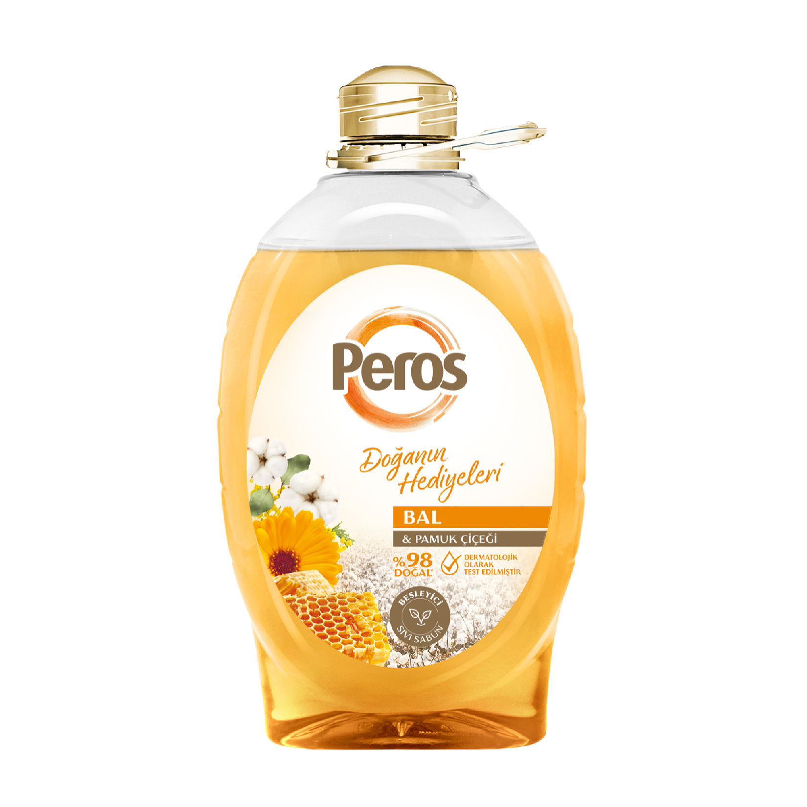 Peros Bal & Pamuk Çiçeği Sıvı Sabun 2.94 L