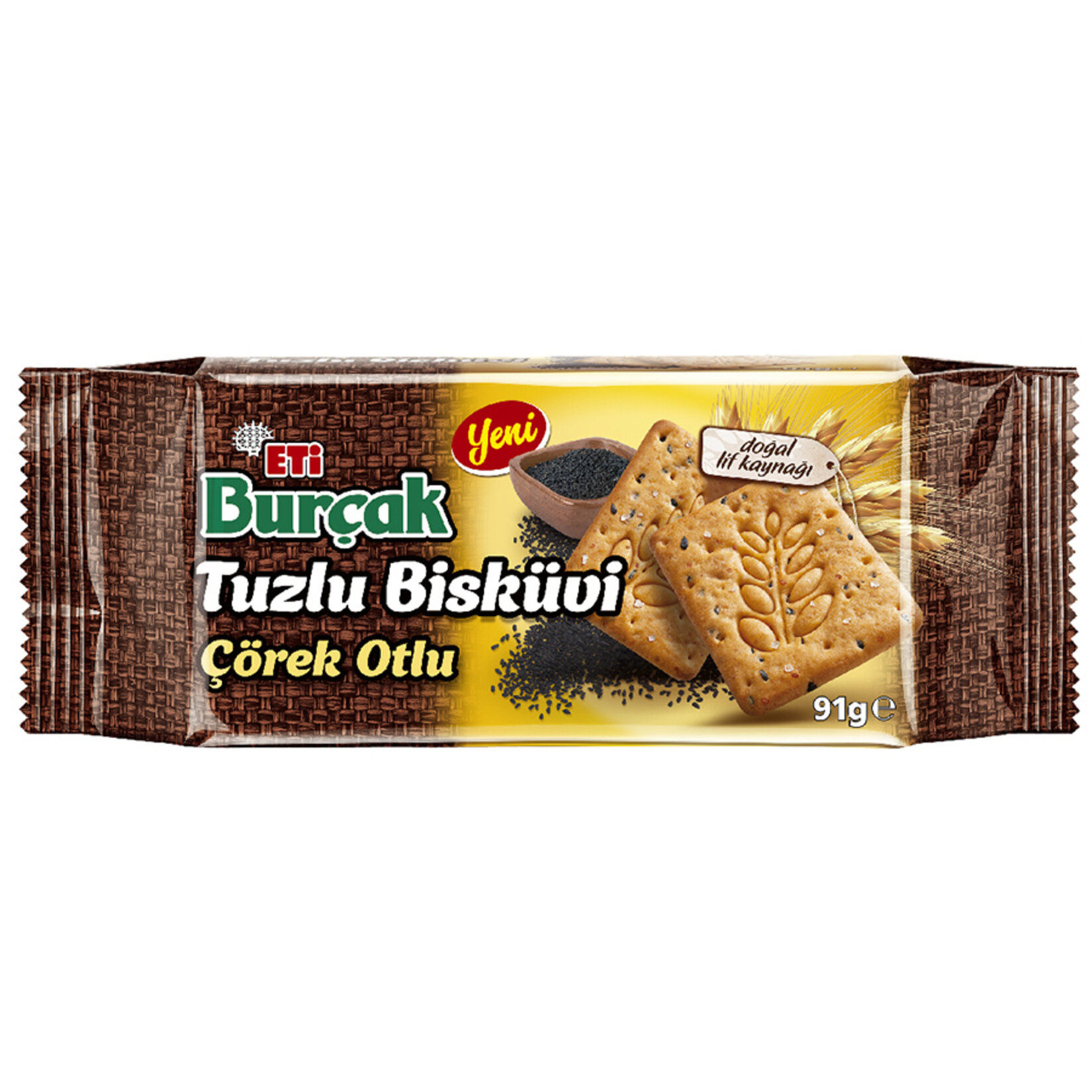 Eti Burçak Tuzlu Çörek Otlu Bisküvi 91 Gr