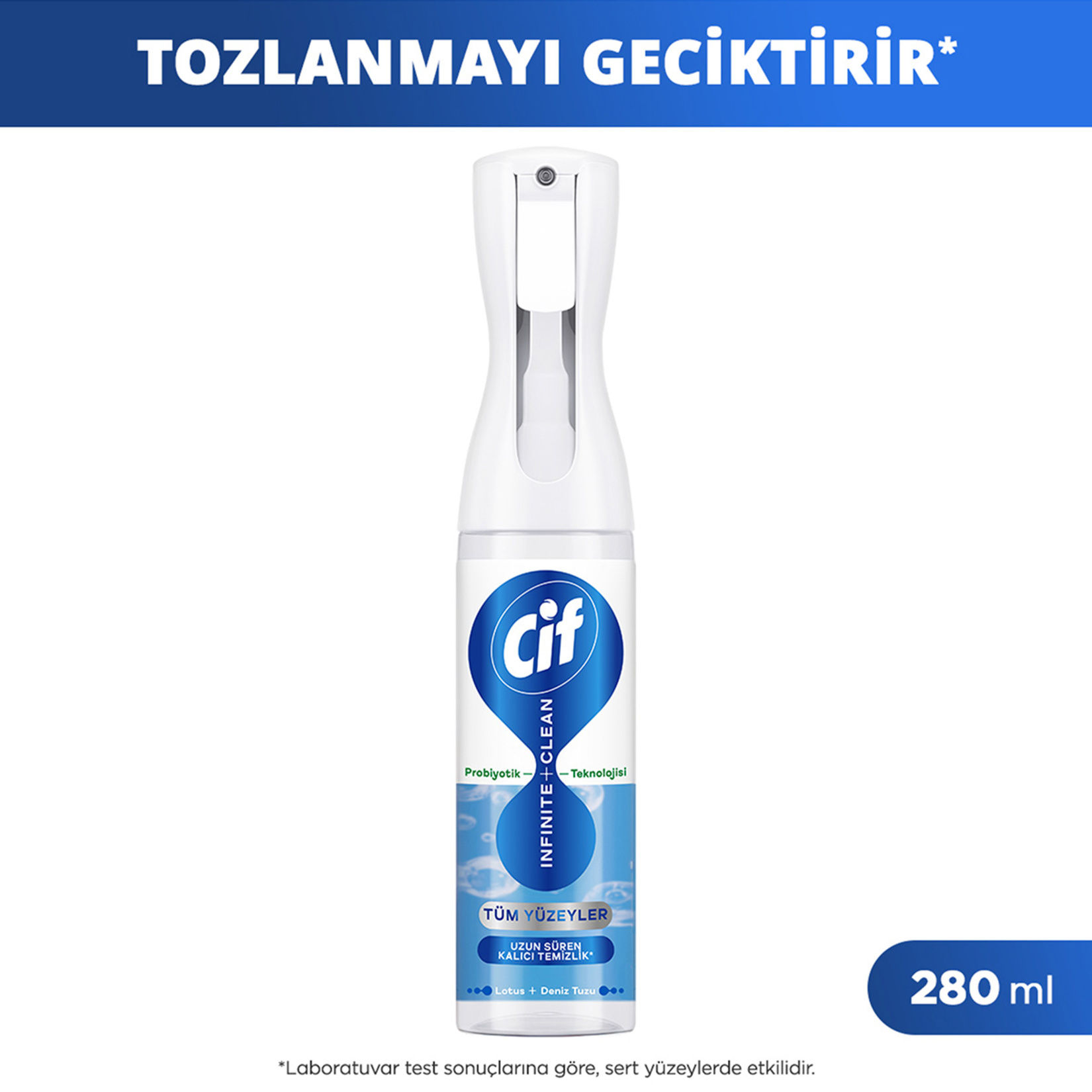 Cif Infinite Clean Sprey Lotus + Deniz Tuzu 280 Ml