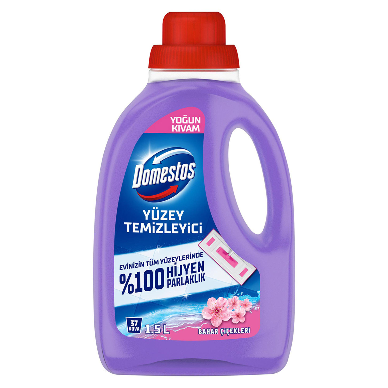 Domestos Yüzey Temizleyici Bahar Çiçekleri Tüm Yüzeyler için  1.5 Lt