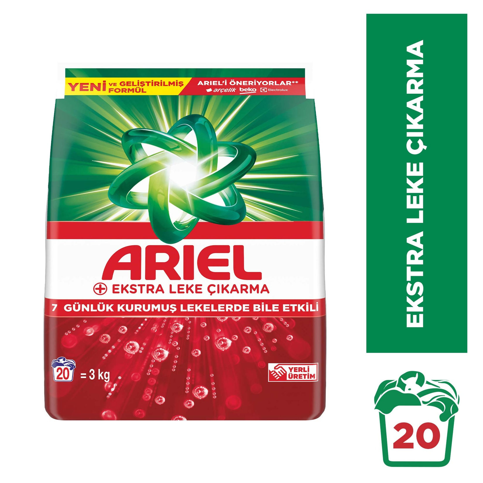 Ariel Oxi Ekstra Hijyen 3Kg 20 Yıkama