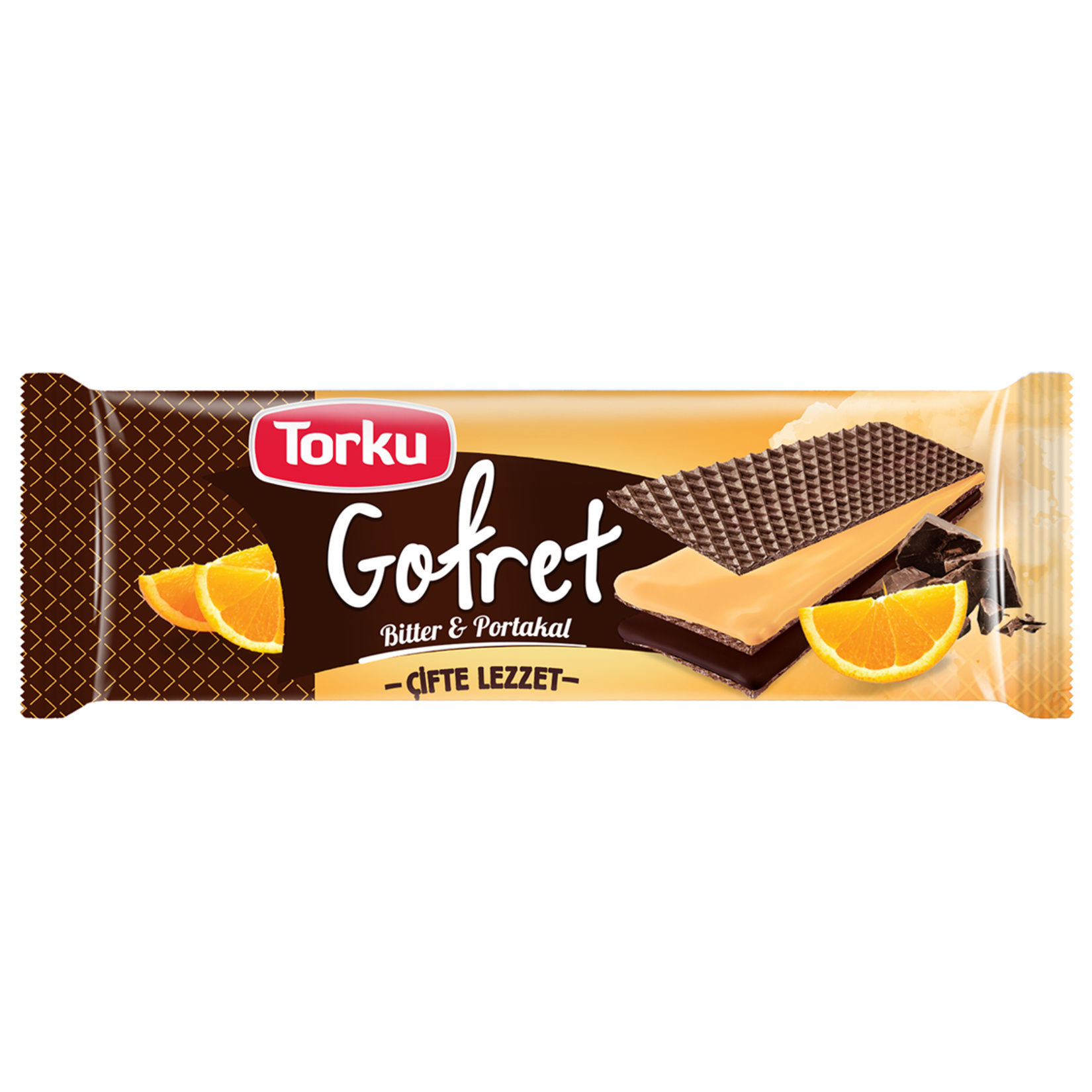 Torku Portakal&Çikolata Kremal Kakaolu Gofret 142 Gr