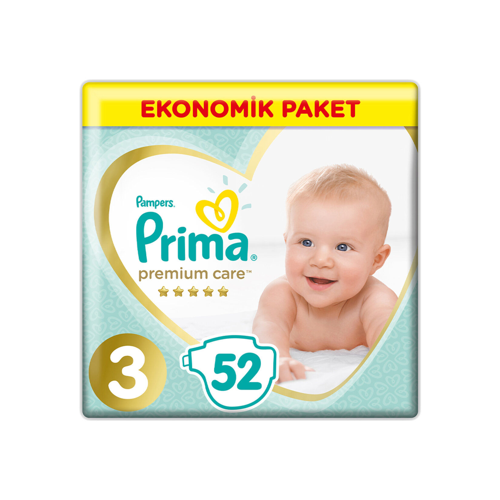 Prima Premium Care 3 Beden 6-10 Kg 52'li