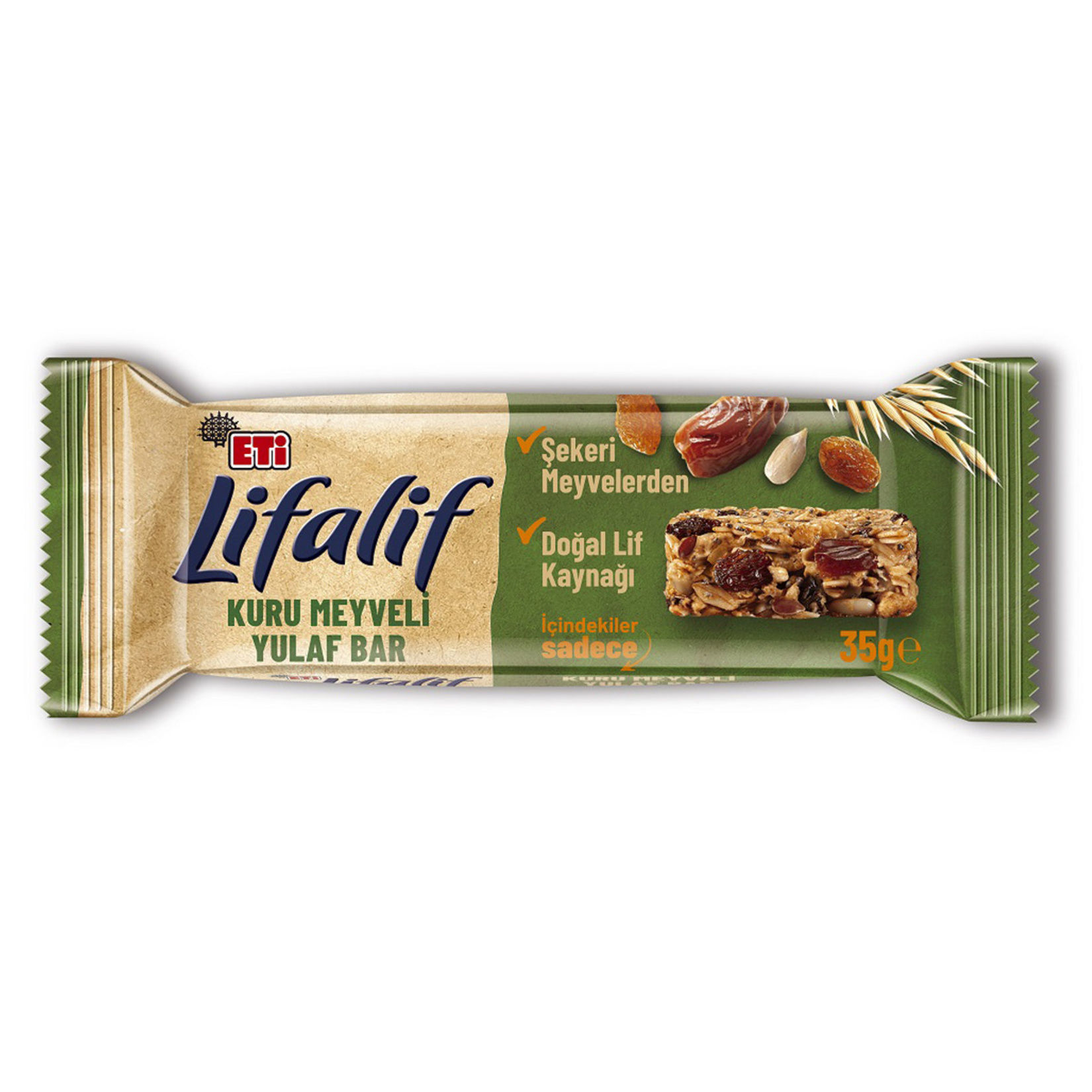 Eti Lifalif Kuru Meyveli Yulaf Bar 35 Gr