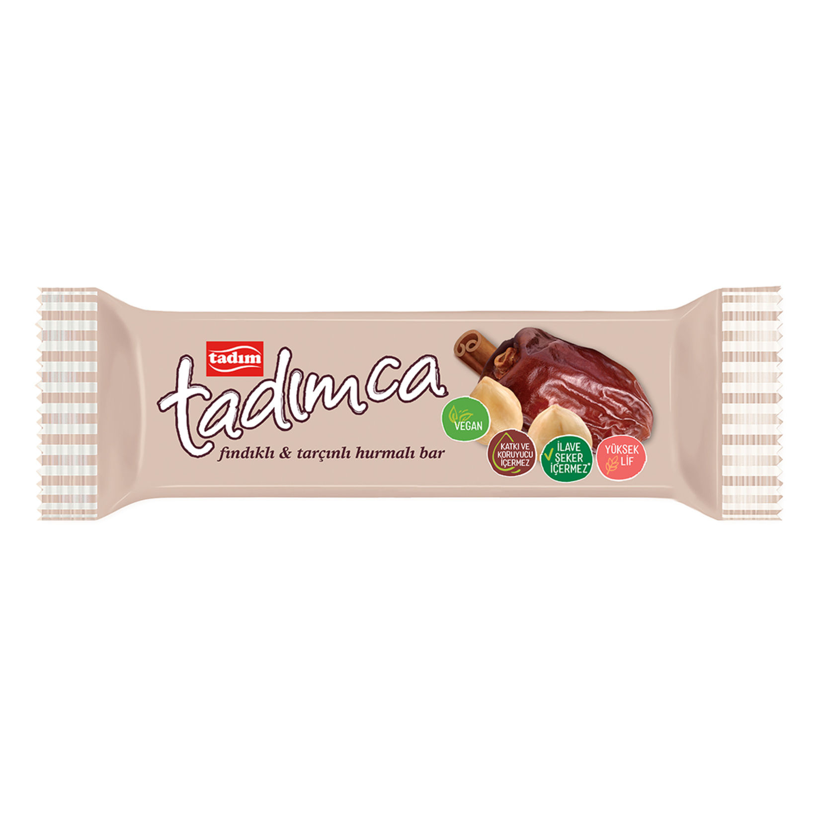 Tadım Fındıklı & Tarçınlı Hurmalı Bar 40 Gr