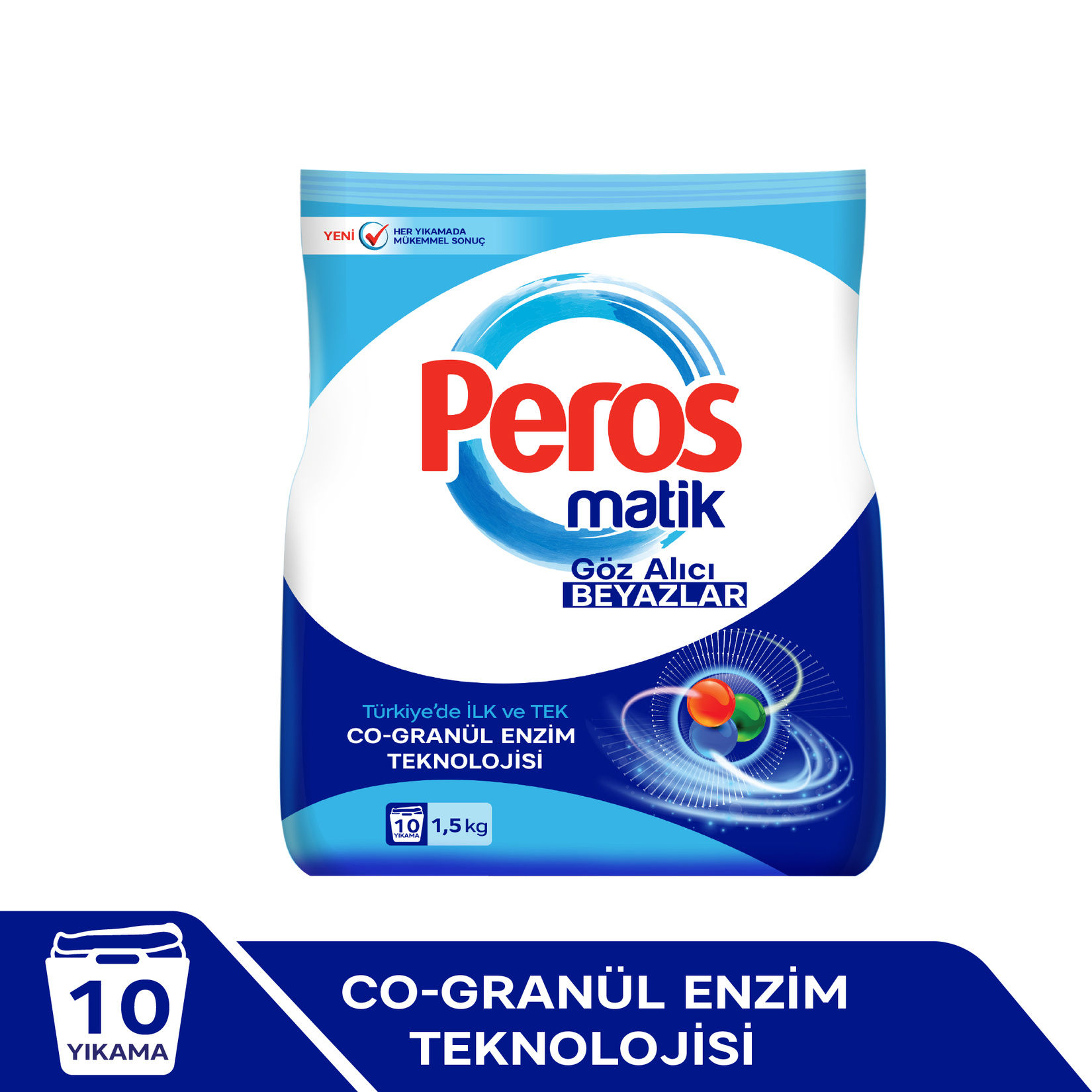 Peros Matik 1,5 Kg Göz Alıcı Beyazlar
