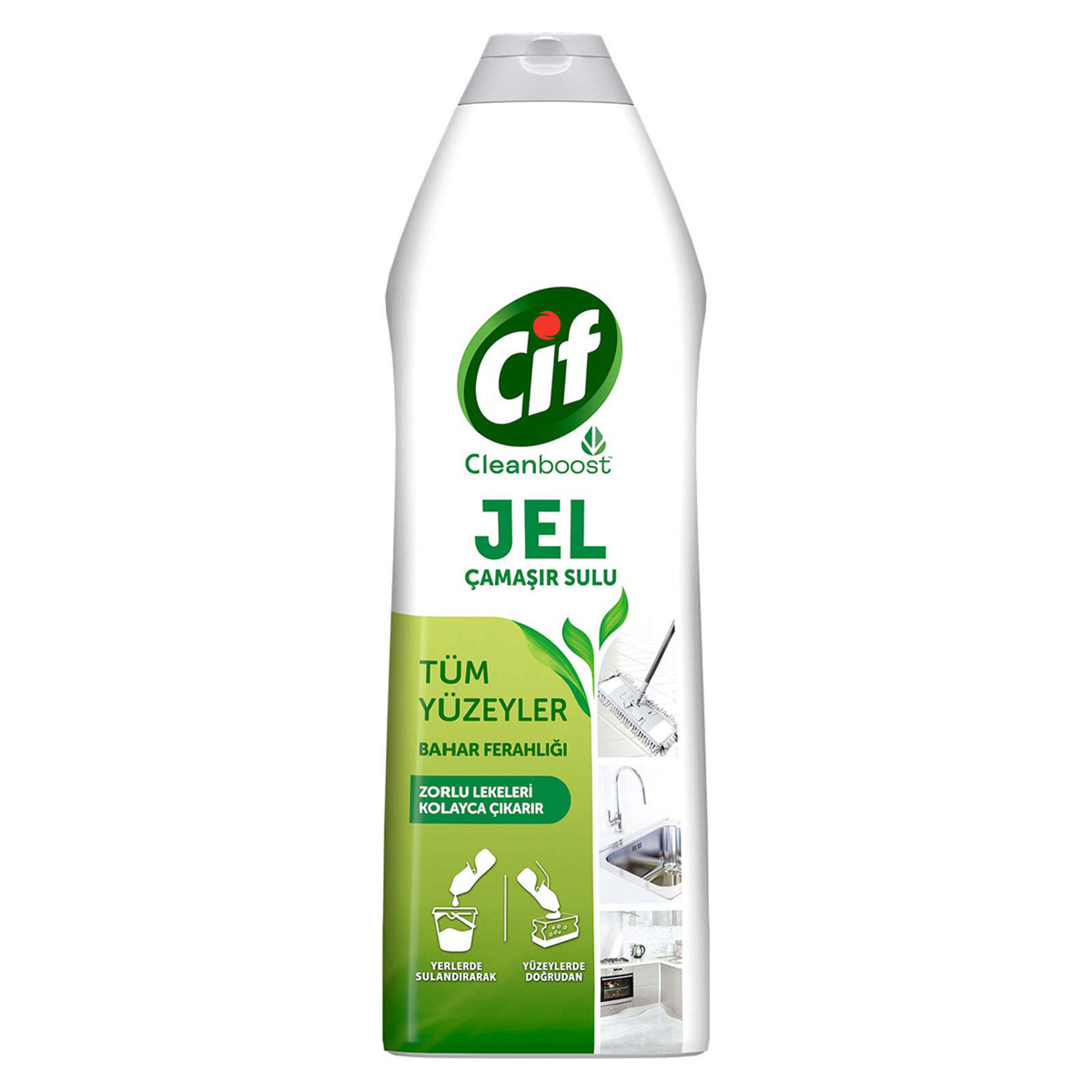 Cif Jel Yüzey Temizleyici Cleanboost Bahar Ferahlığı 750 ML