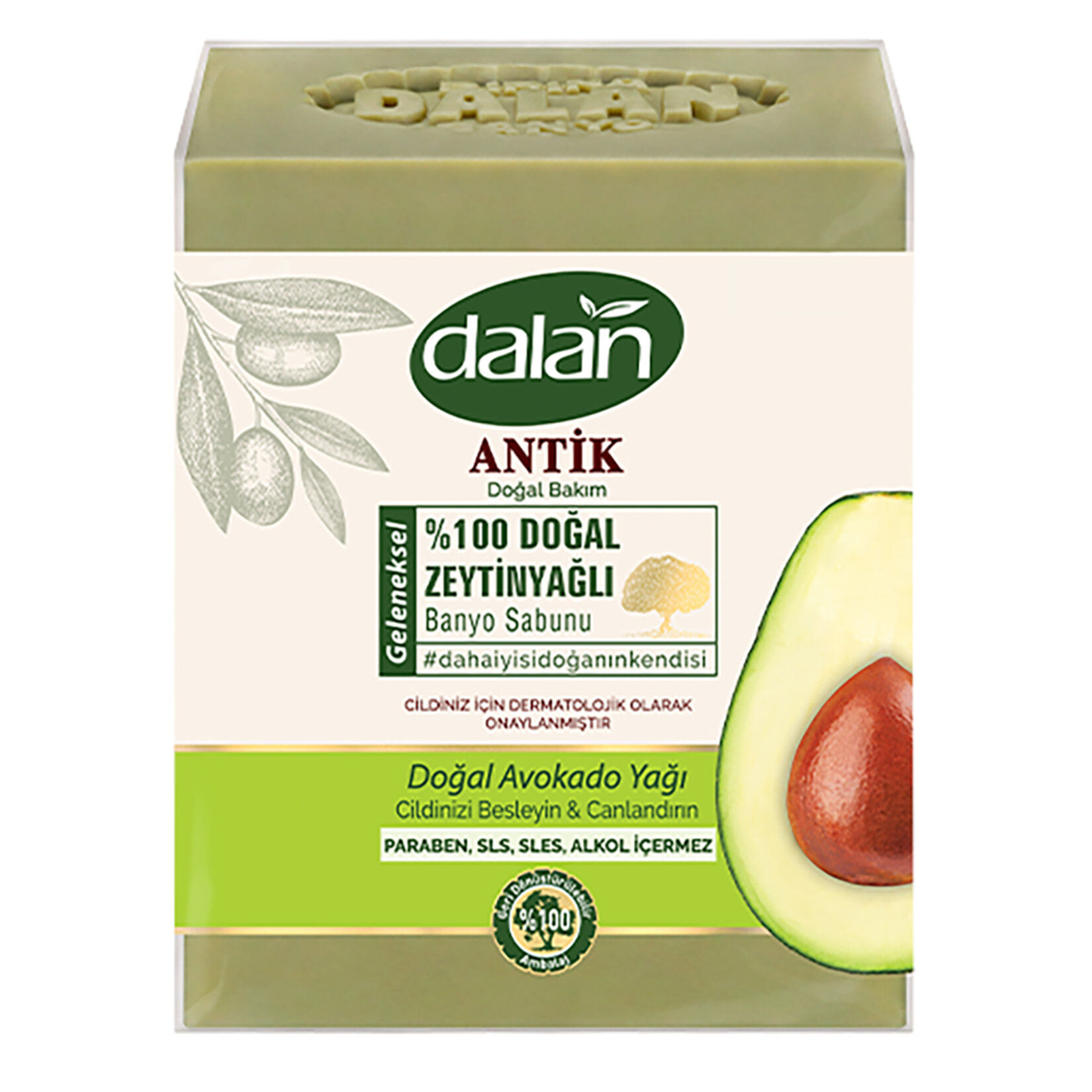 Dalan Antik Zeytinyağlı Avokadolu Banyo Sabunu 4x150G