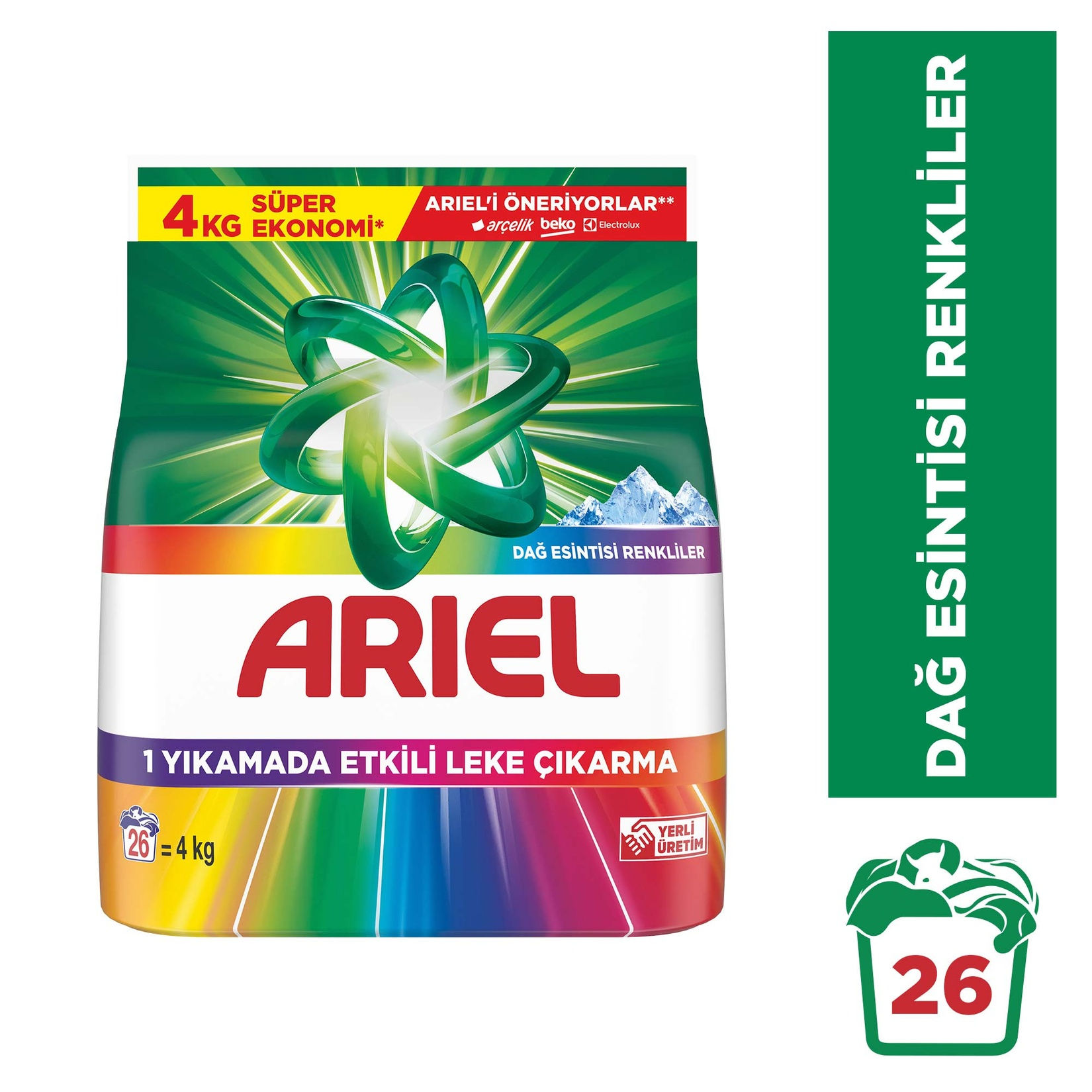 Ariel Toz Parlak Renkler 4 Kg