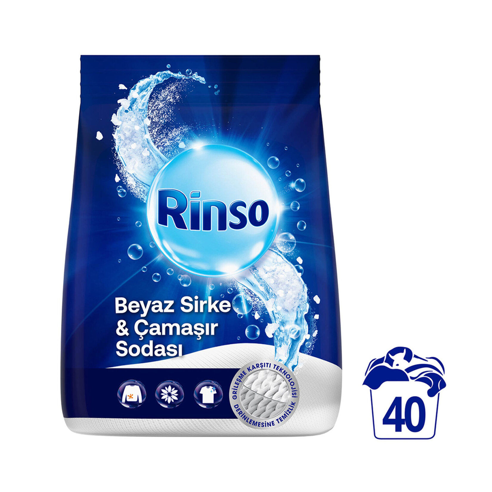 Rinso Beyaz Sirke & Çamaşır Sodası 6 Kg