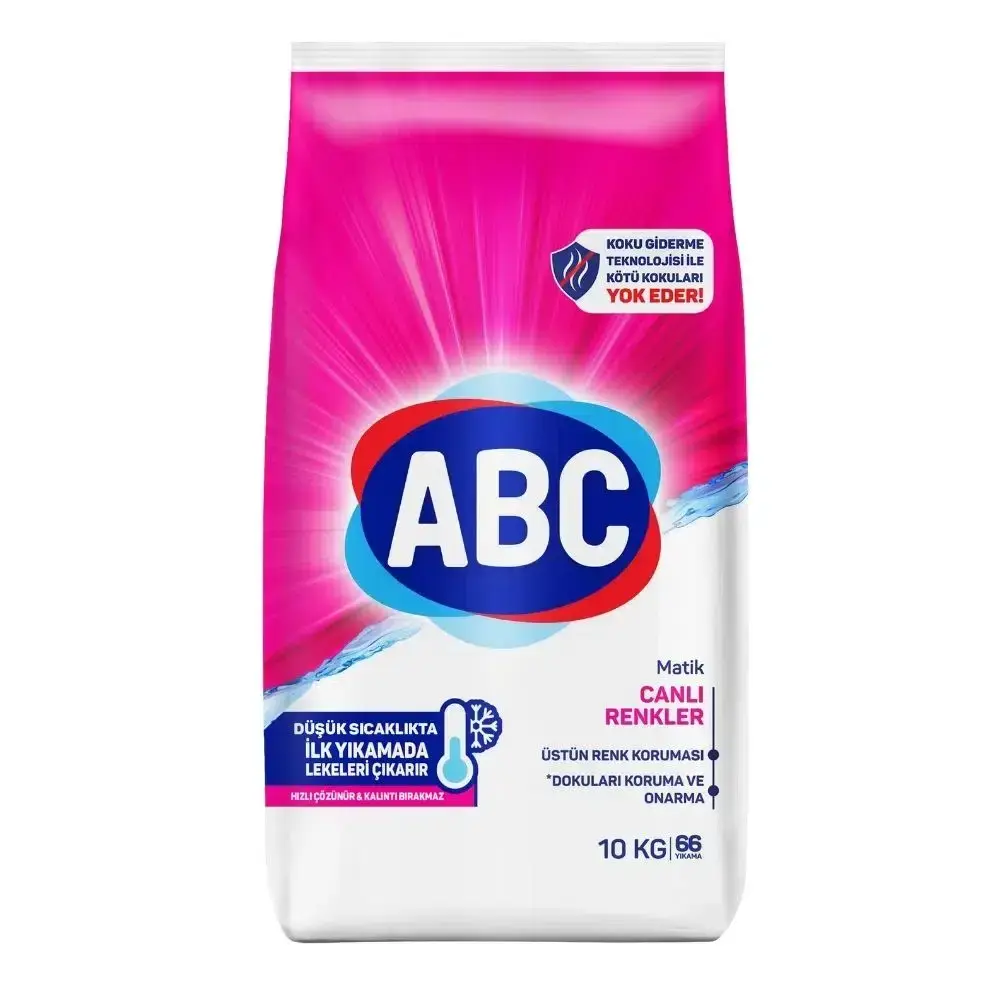 Abc Matik Canlı Renkler Toz Deterjan 10kg