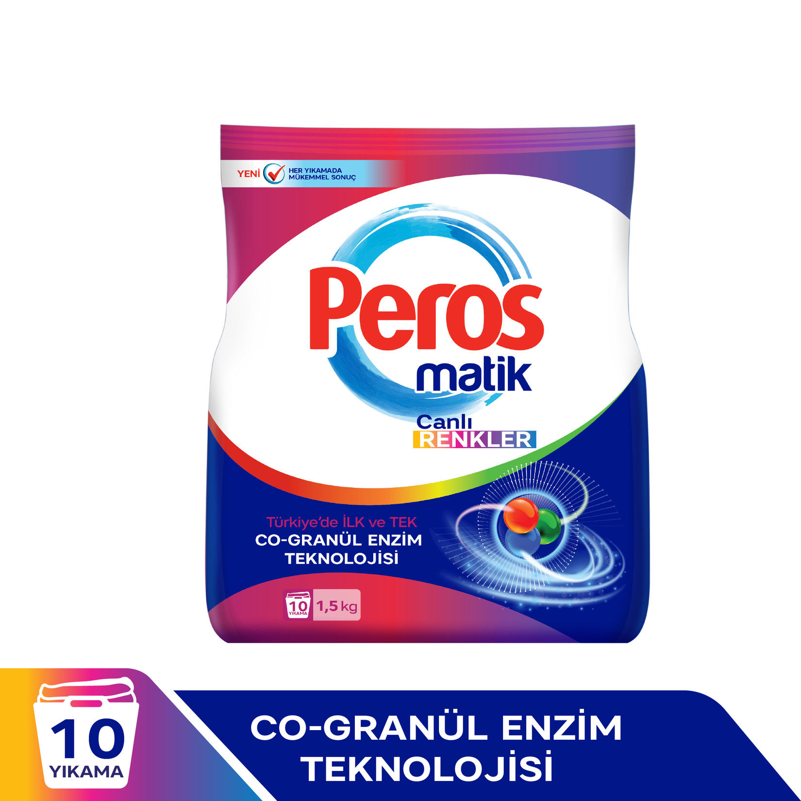 Peros 1,5 Kg Matik Canlı Renkler