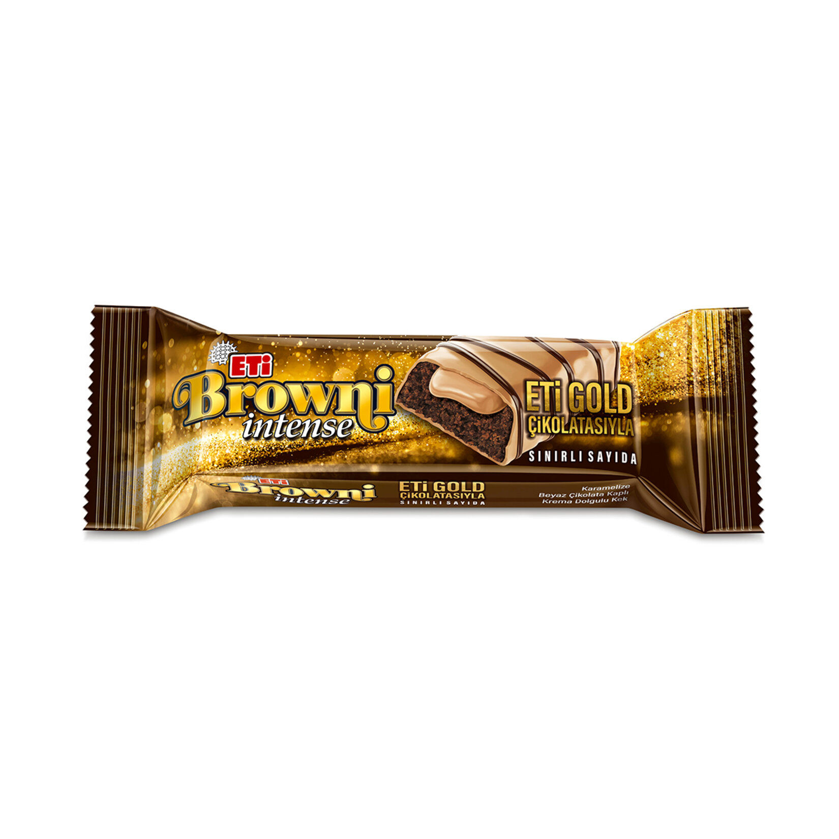 Eti Browni Intense Gold Beyaz Çikolata Krema Dolgulu Kek 48 Gr