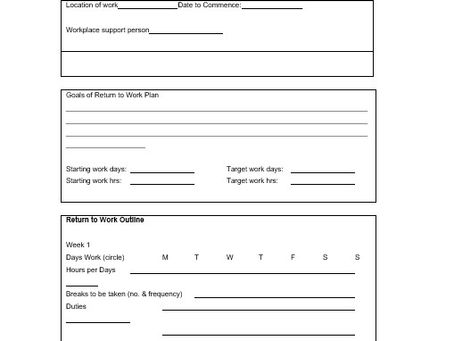 Customizing Work Plan Template