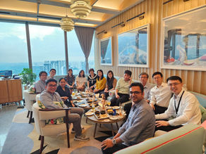 Evening Drinks meet up in the P2P programme