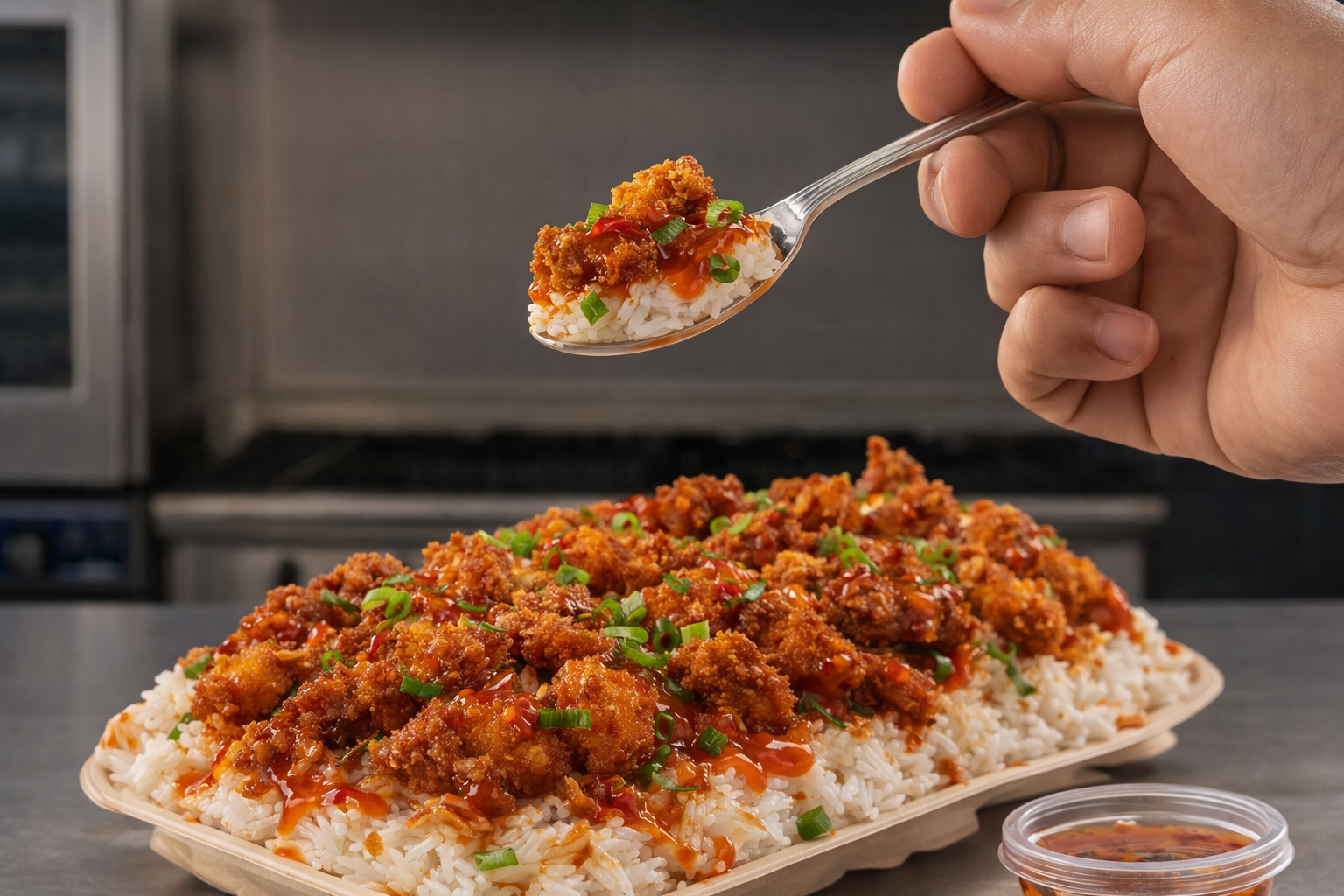 Arranged Food and Objects