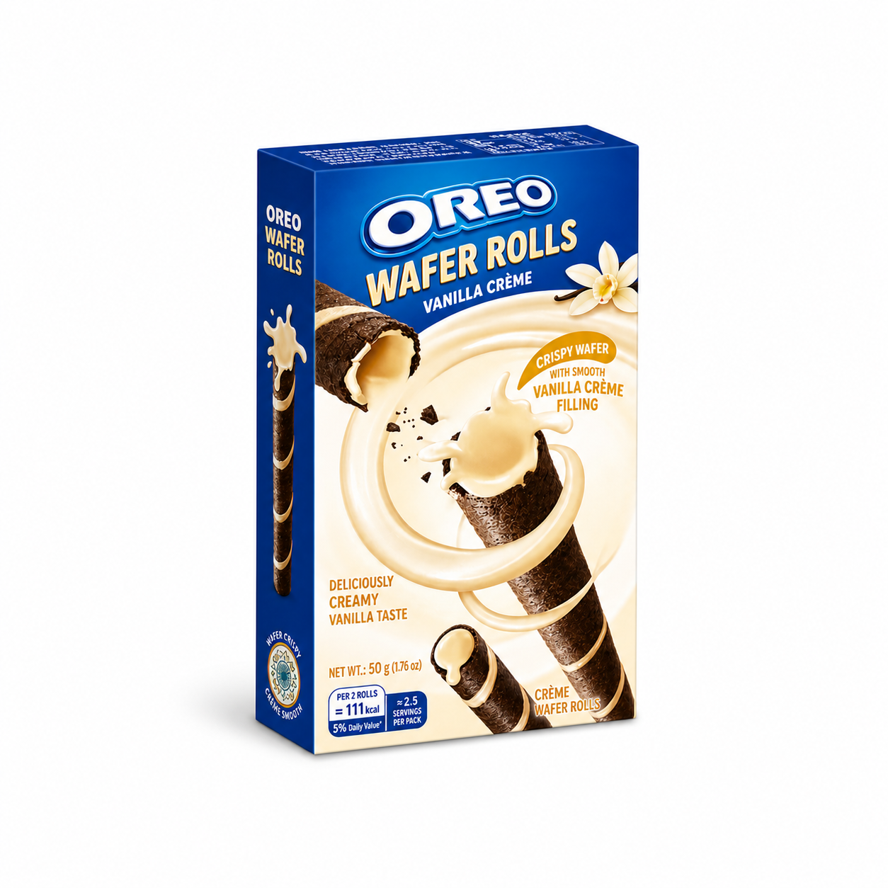 Oreo Cocoa Crisp Rolls Vanilla mousse 24 x 50g (Imported Asia)