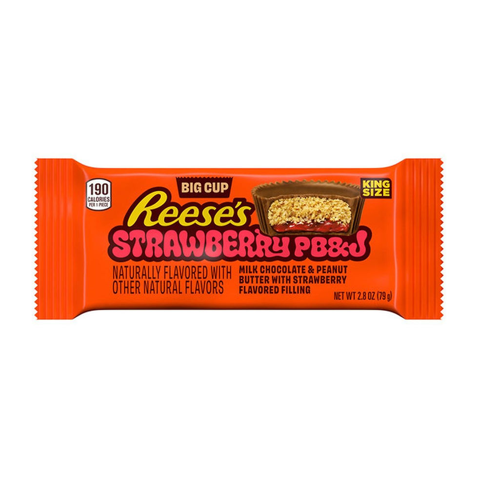 Reese’s Big Cup PB&J Strawberry Milk Chocolate King Size 16 x 79g