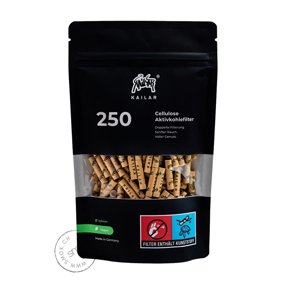 Aktivkohlefilter Cellulose Unbleached (250 Stk.)