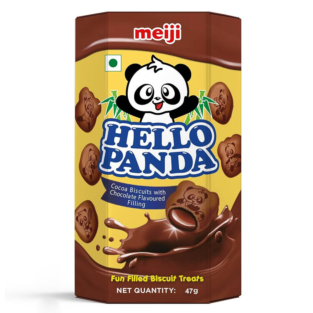 Meiji Hello Panda Kakao Kekse mit Schokolade 10 x 50g