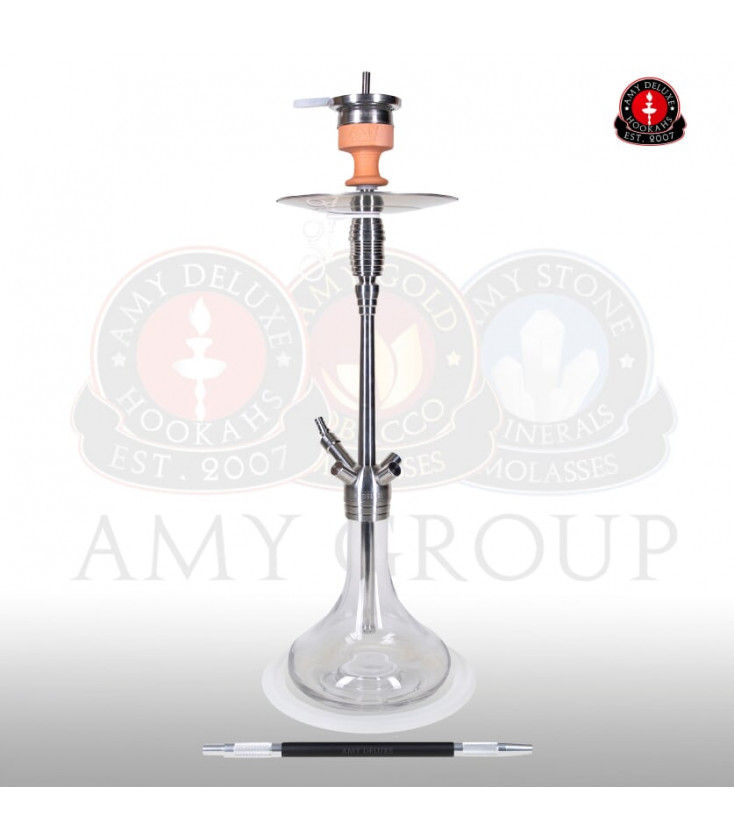 Shisha Feather Steel Blau