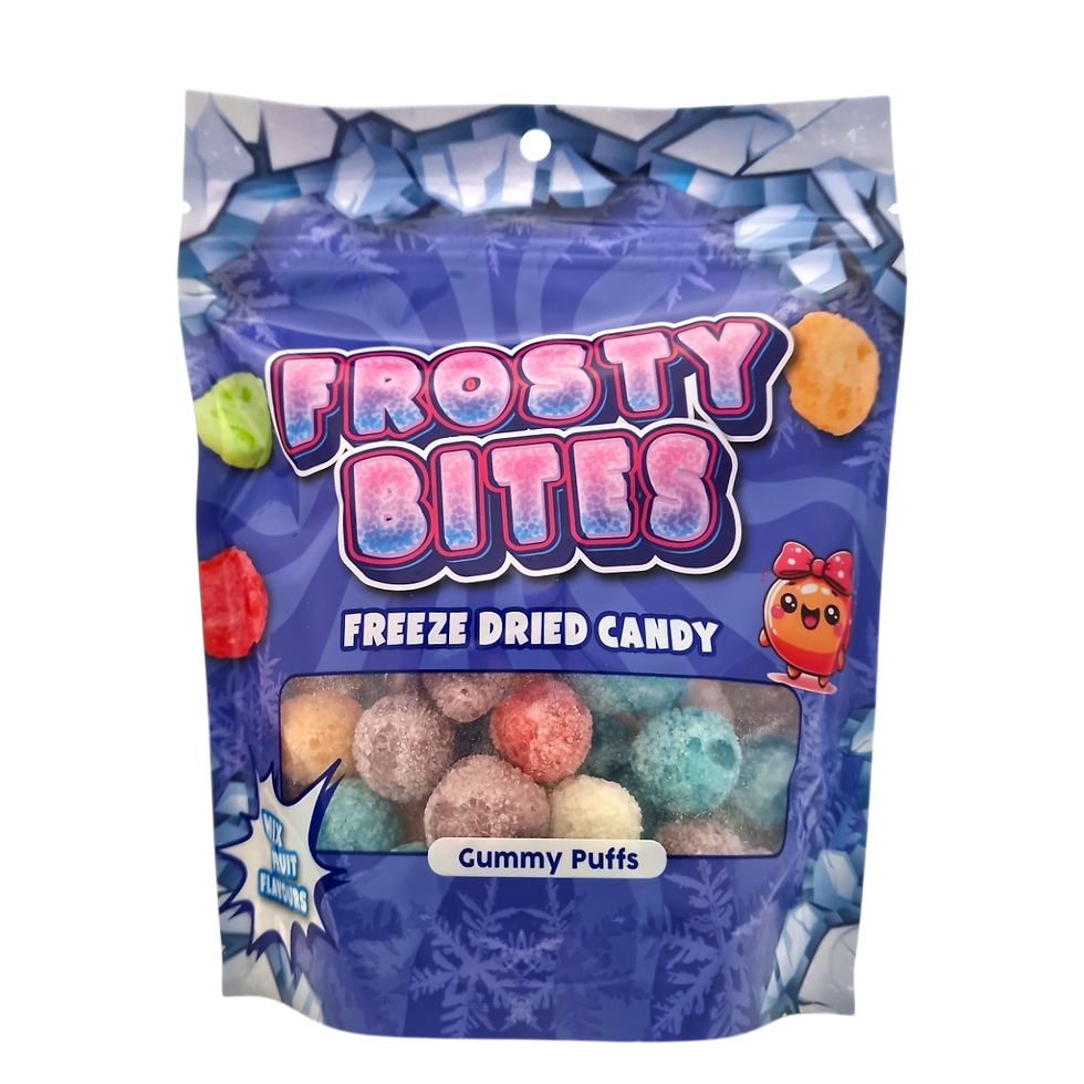 Frosty Bites Puffs Freeze Dried Candy 24 x 50g