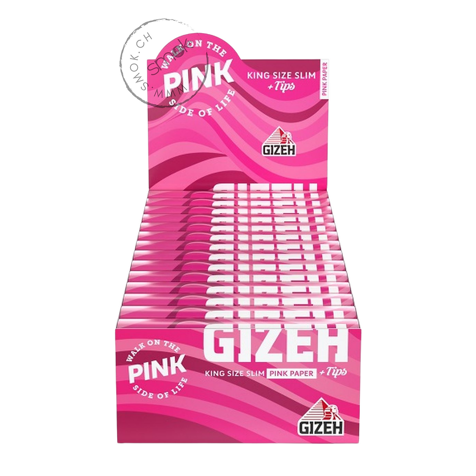 Pink King Size Slim + Tips