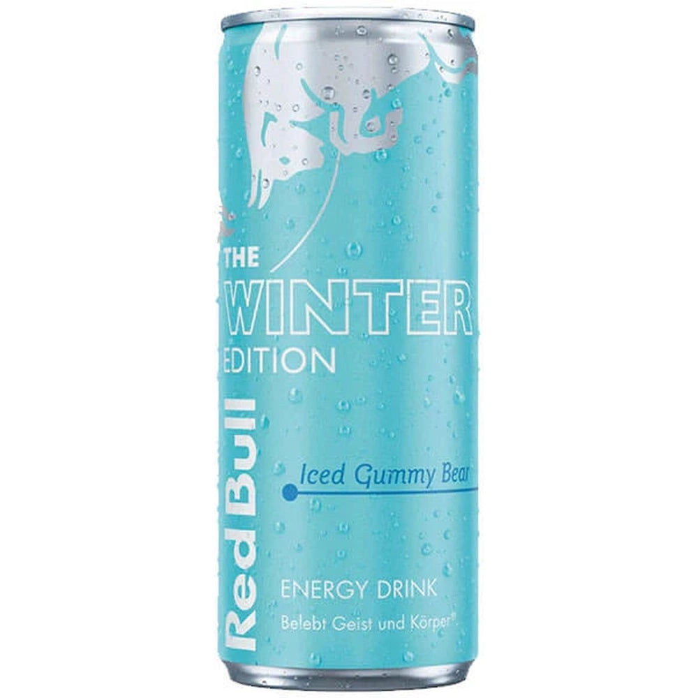 Red Bull Energy Iced Gummy Bear Drink 24 x 250 ml (Winter Edition 2025)