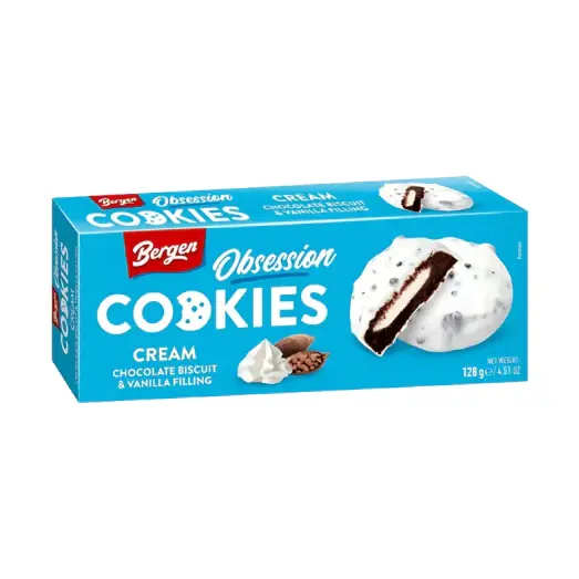 Bergen Obsession Cookies & Crème Vanille 27x128gr