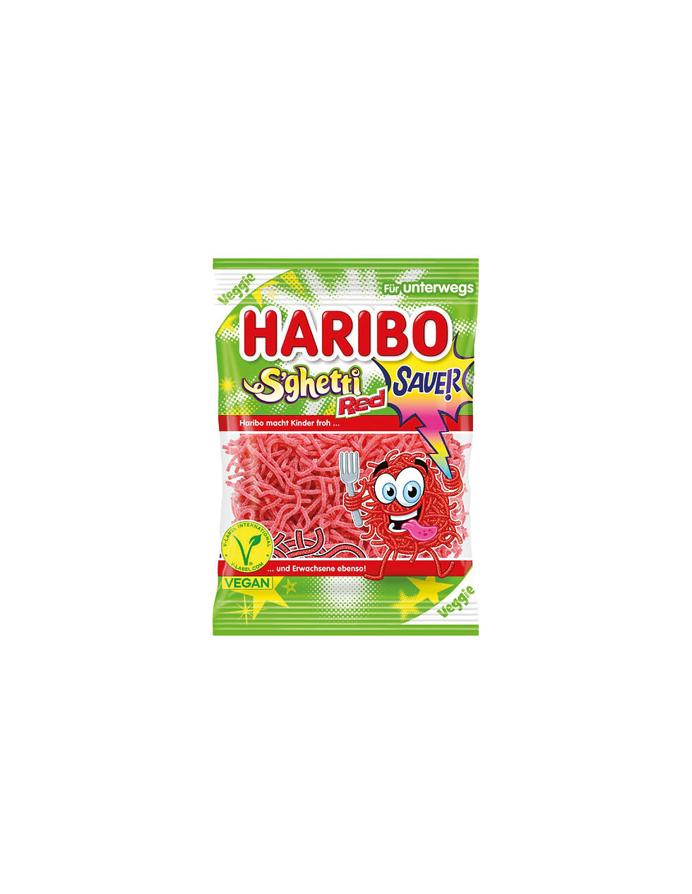 Haribo S'ghetti Red Sauer Vegan 20 x 85g